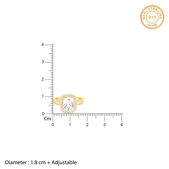 Golden Classic Solitaire Ring - Image 5
