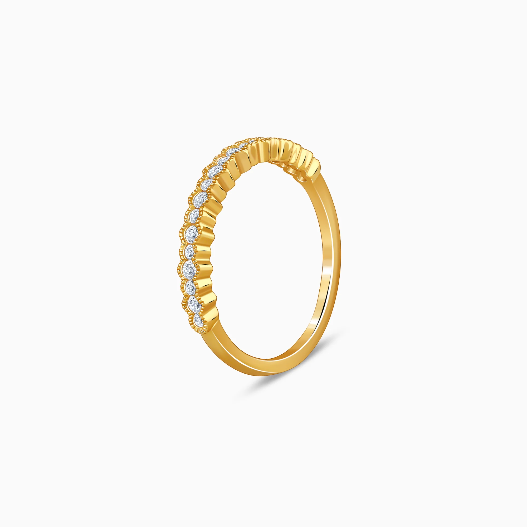 Gold Classic Whisper Lab Grown Diamond Ring - Image 4