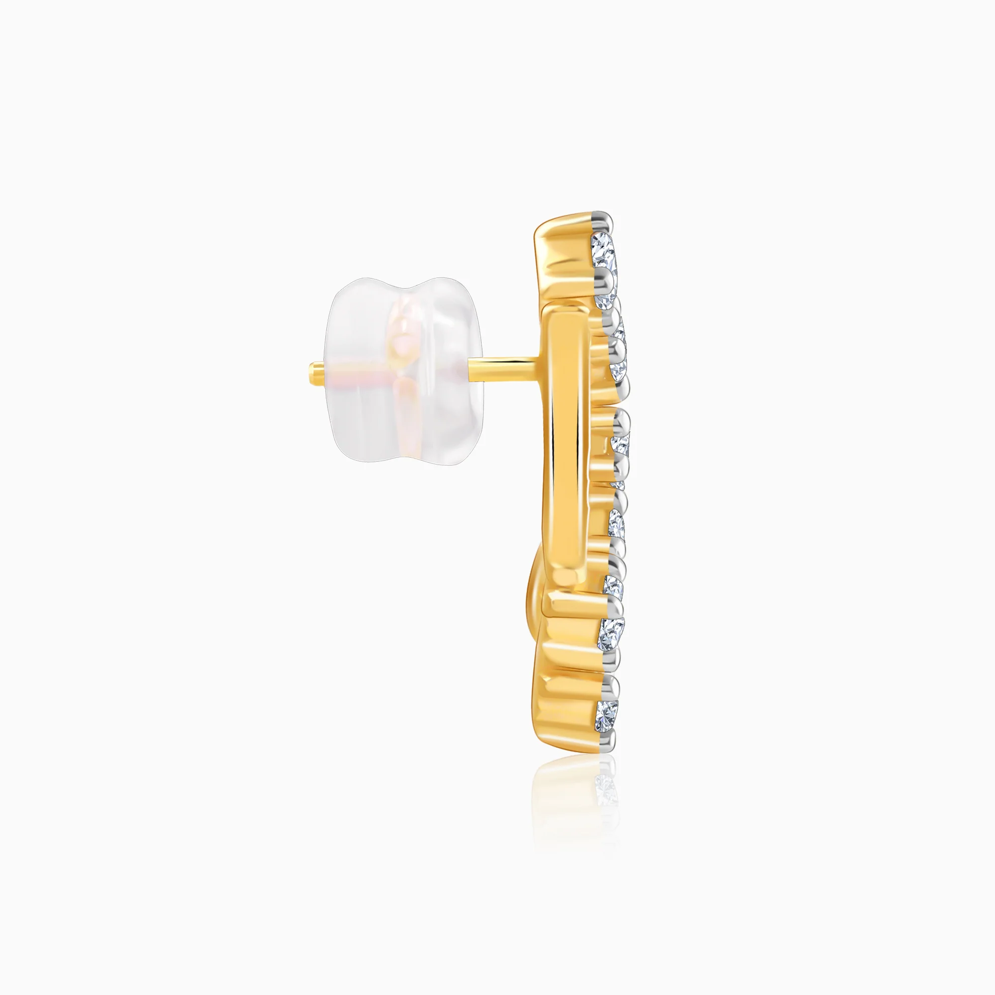 Gold Climber Lab Grown Diamond Studs - Image 5