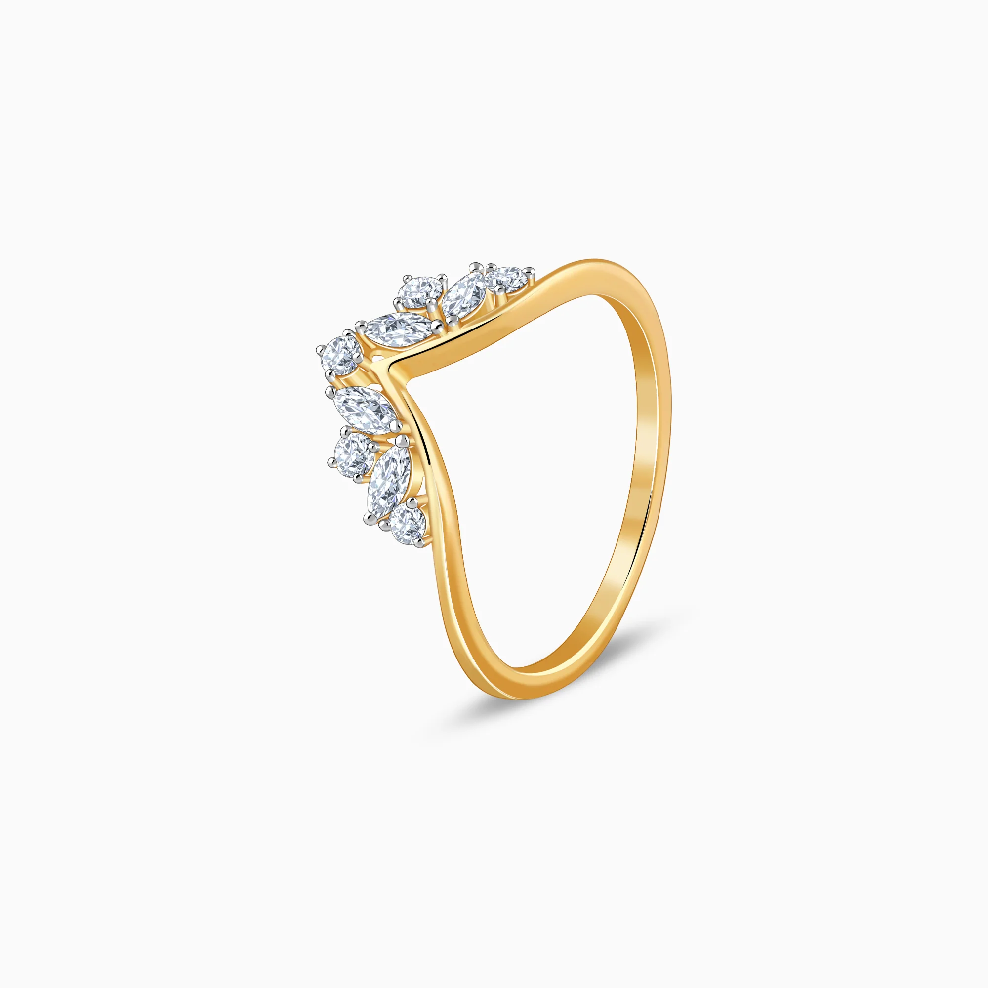 Gold Crestara Lab Grown Diamond Ring - Image 4