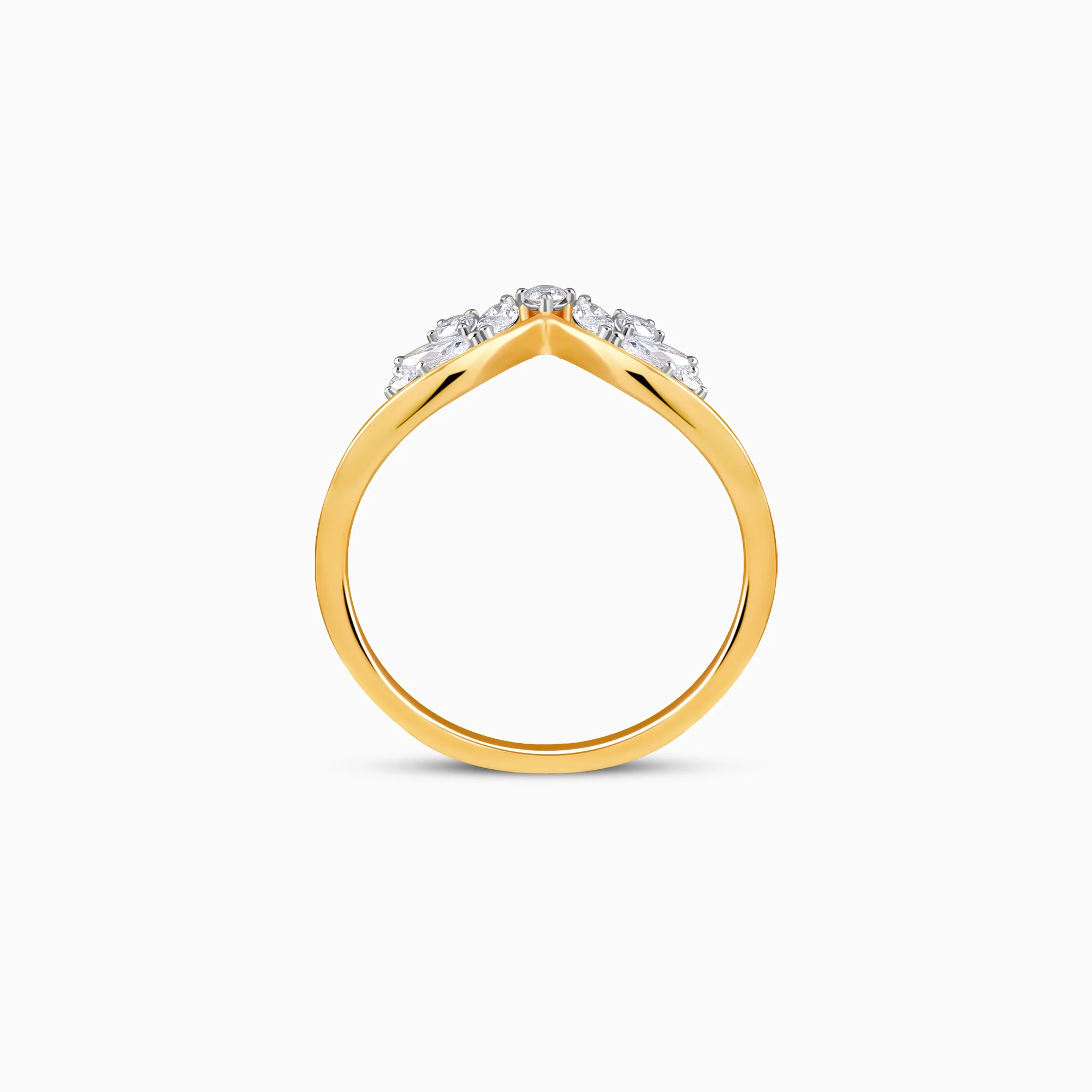 Gold Crestara Lab Grown Diamond Ring - Image 5