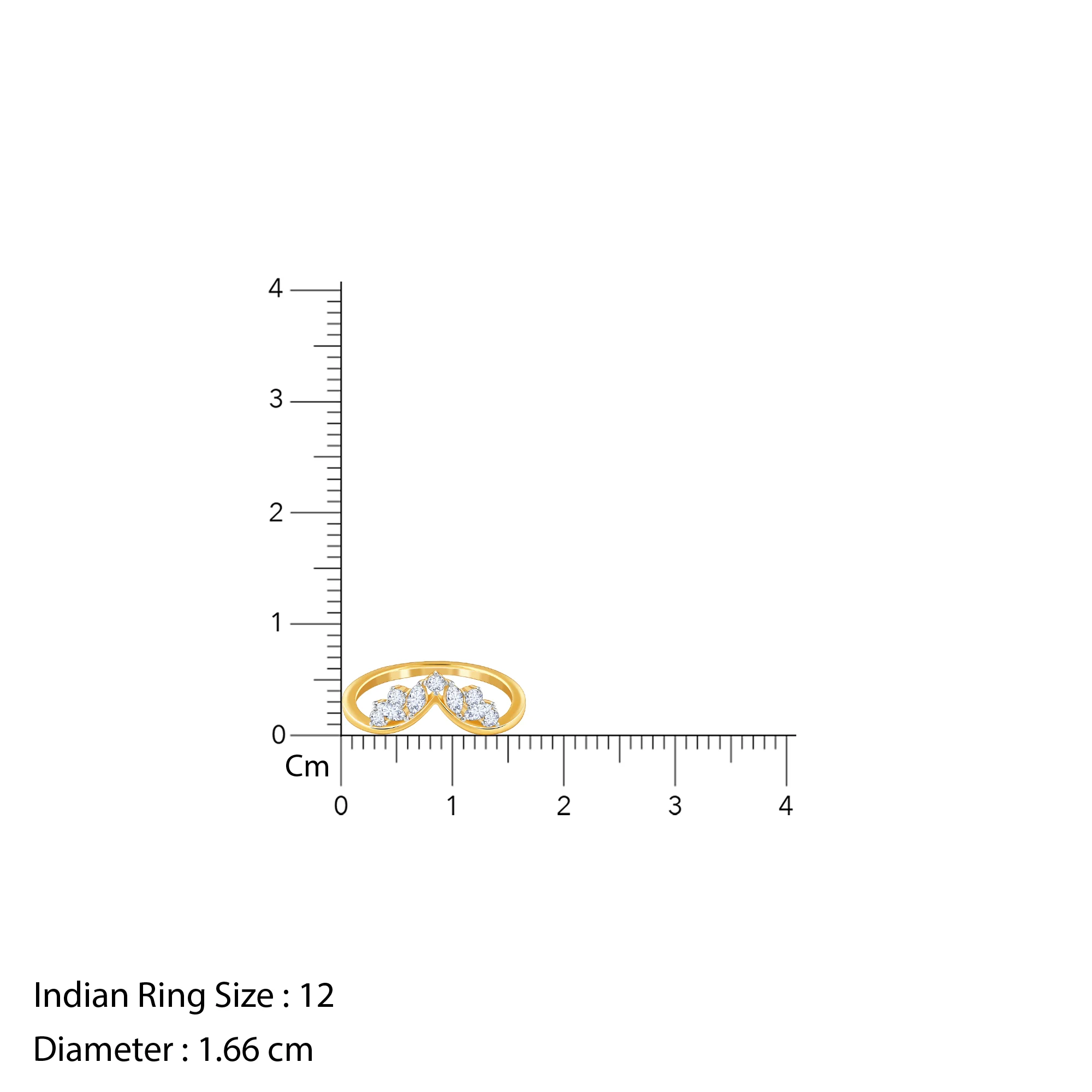Gold Crestara Lab Grown Diamond Ring - Image 6
