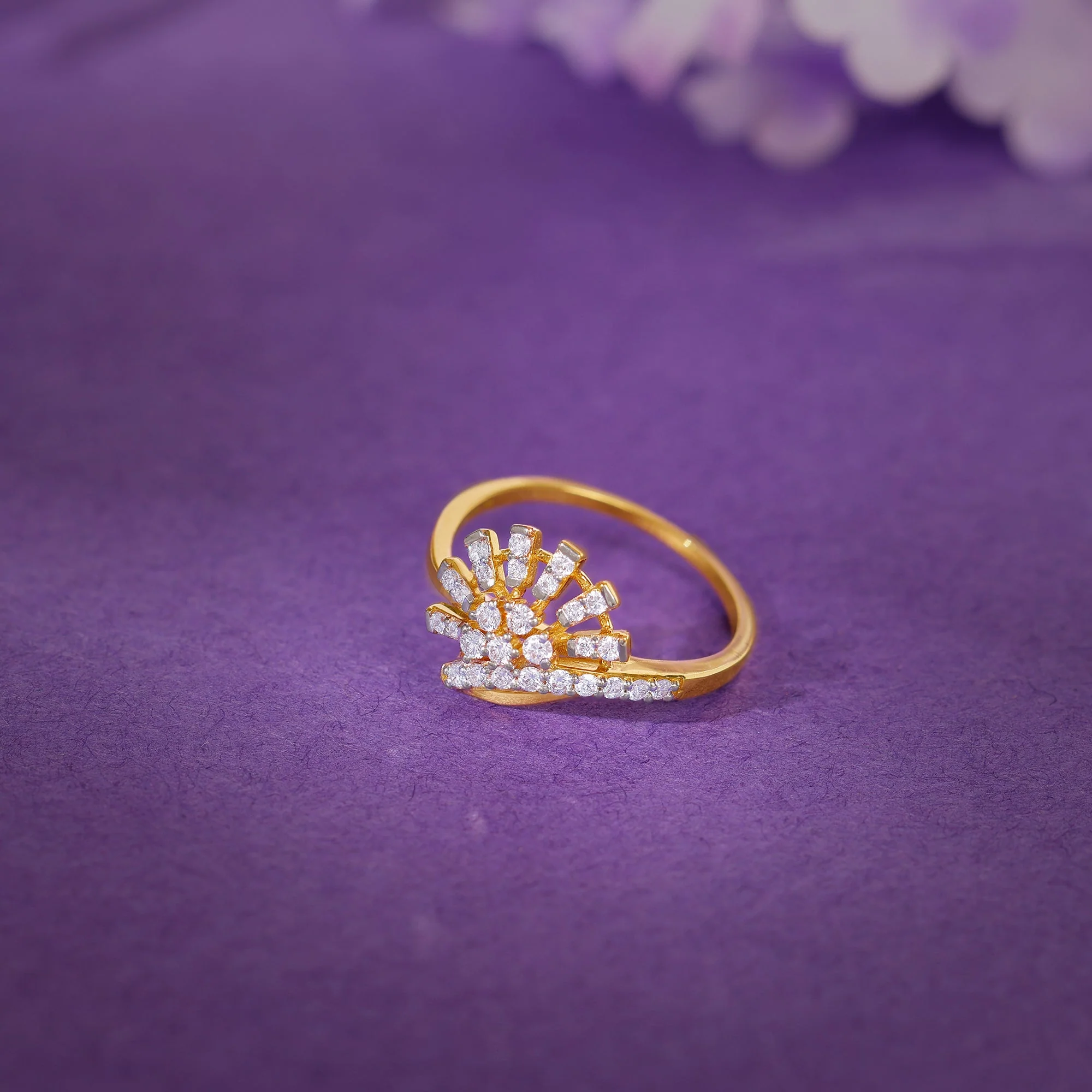 Gold Dawnlight Lab Grown Diamond Ring - Image 2