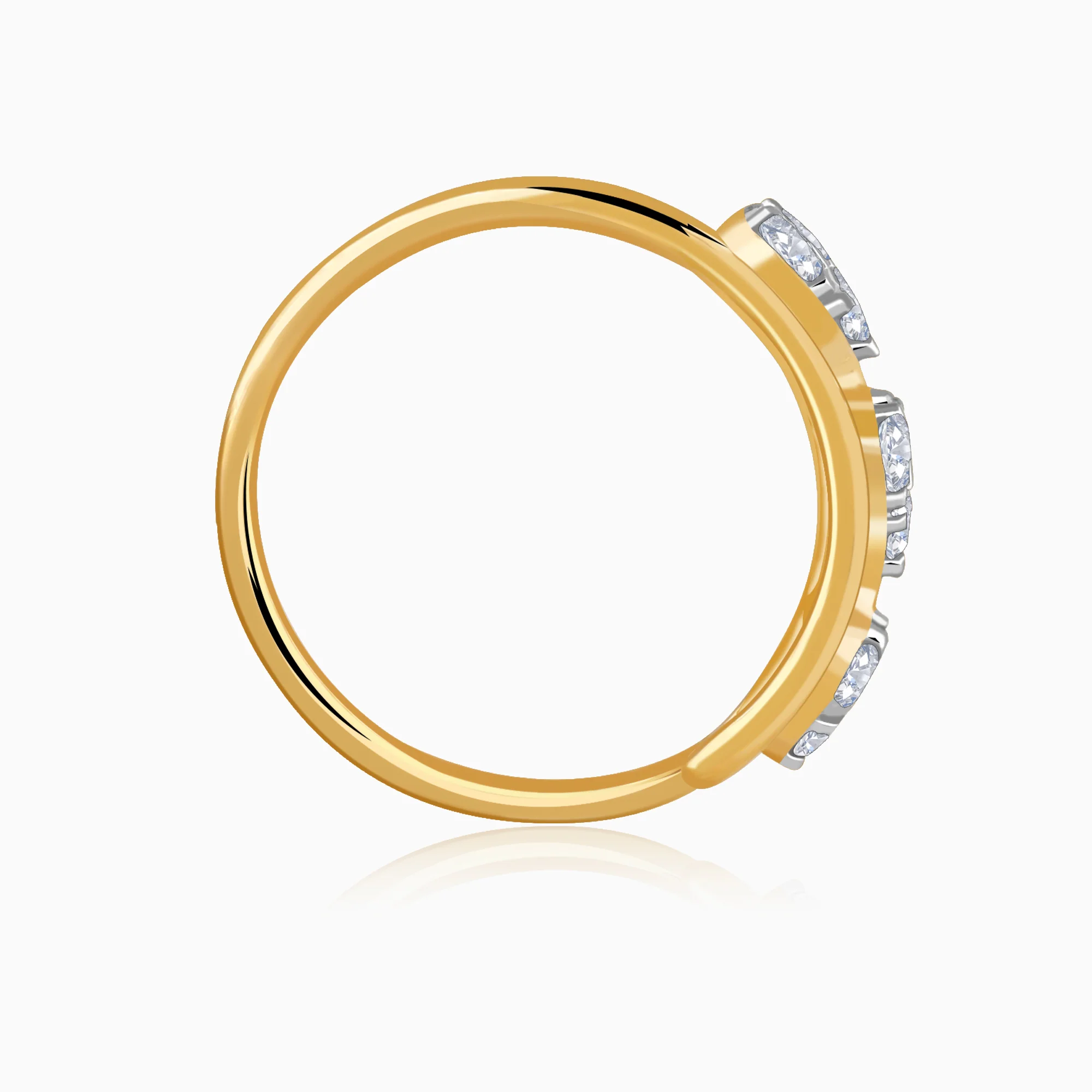 Gold Dewdrop Spark Lab Grown Diamond Earrings - Image 5