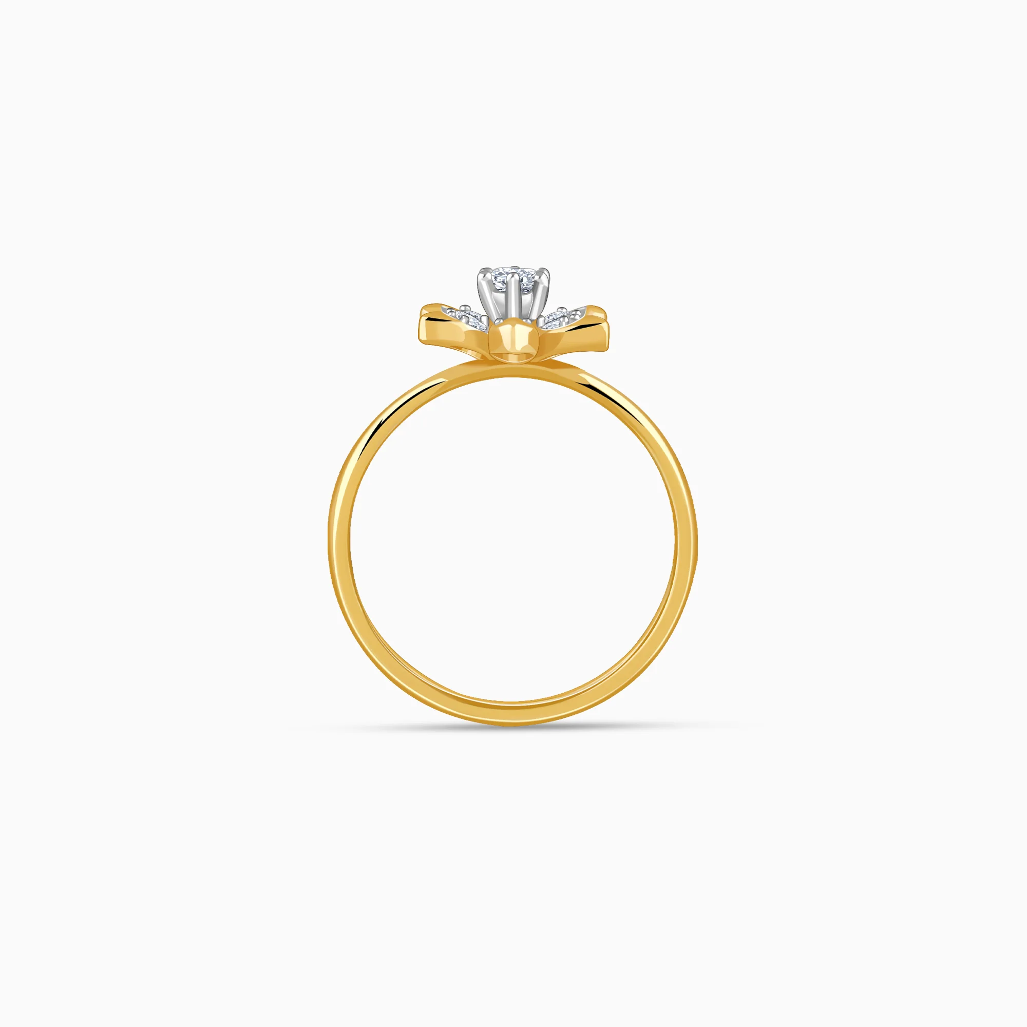 Gold Dewkiss Lab Grown Diamond Ring - Image 5
