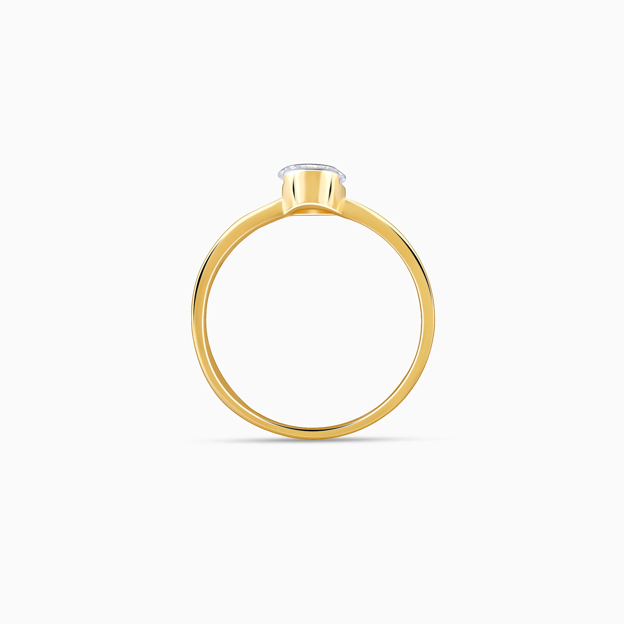 Gold Dewtastic Solitaire Diamond Ring - Image 5