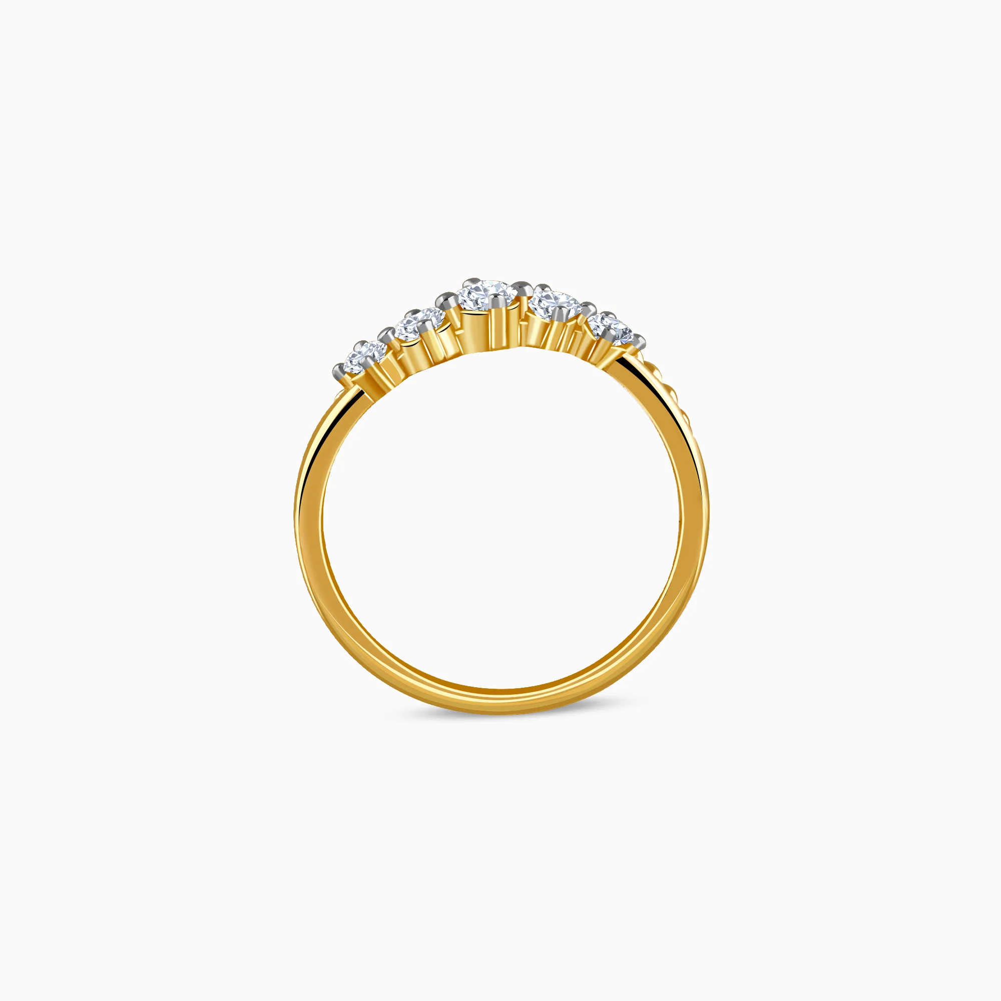 Gold Drift Lab Grown Diamond Ring - Image 5