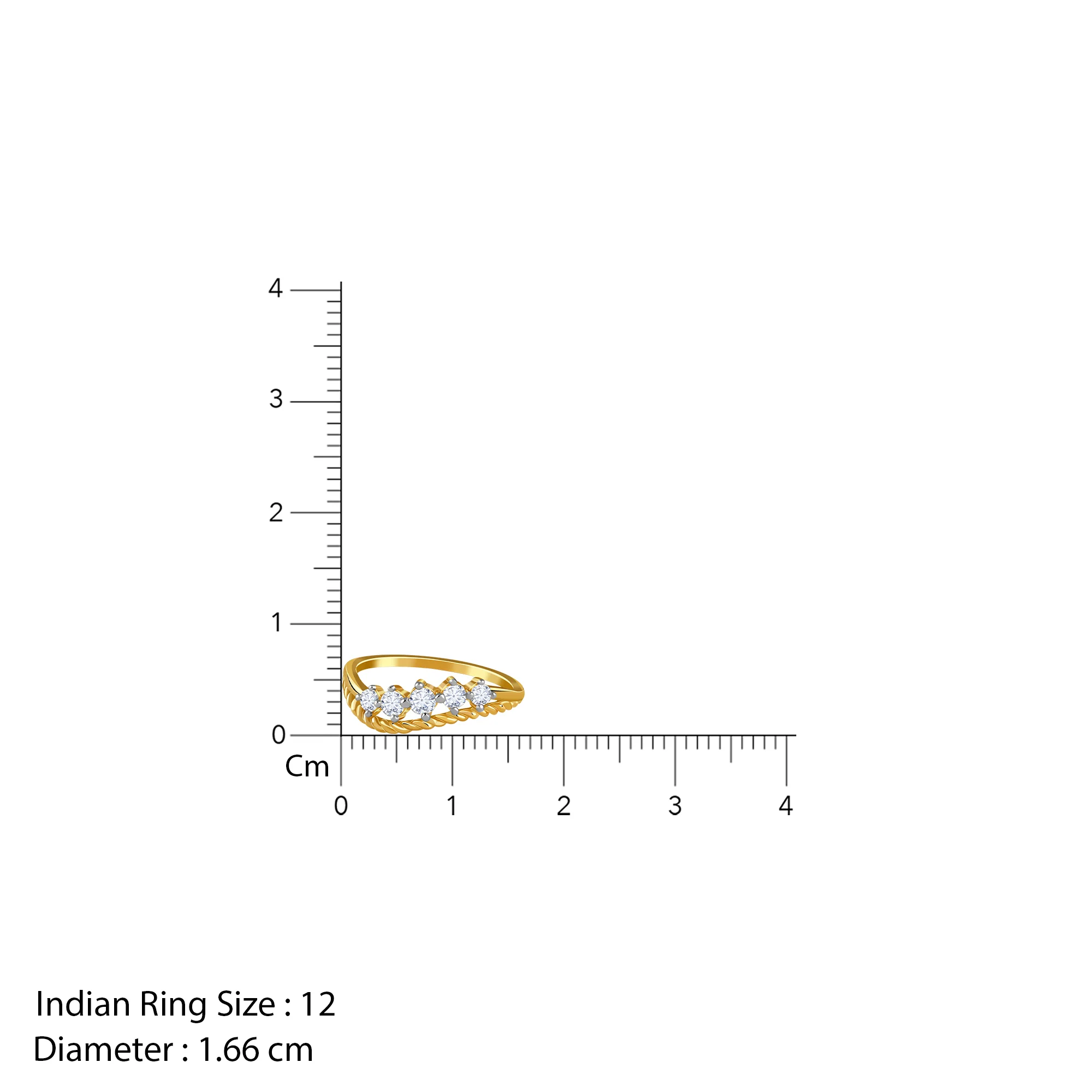 Gold Drift Lab Grown Diamond Ring - Image 6