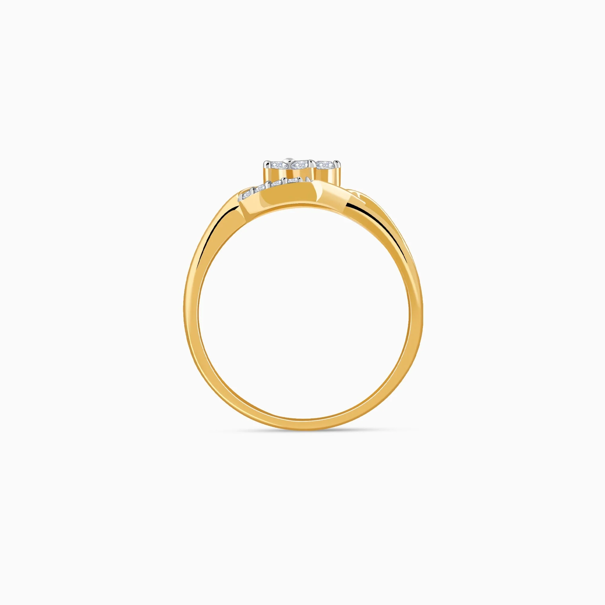 Gold Eden Lab Grown Diamond Ring - Image 5