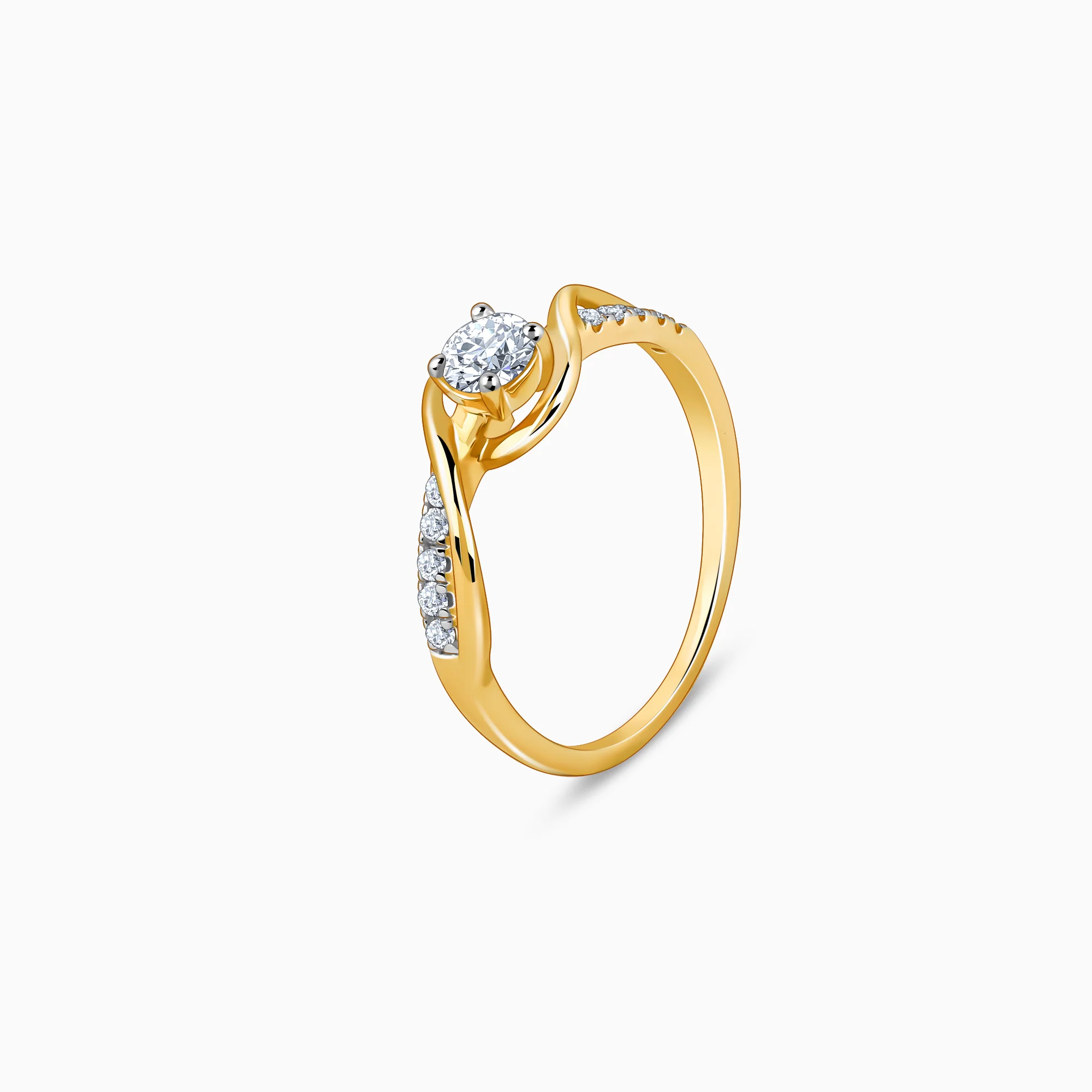 Gold Enchante Lab Grown Diamond Ring - Image 4