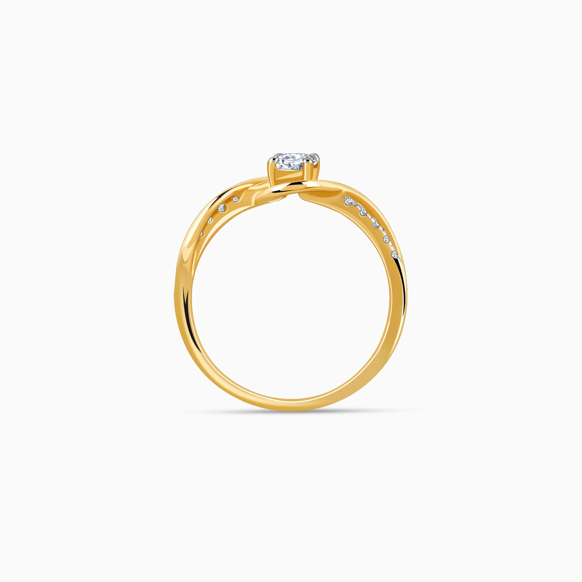 Gold Enchante Lab Grown Diamond Ring - Image 5