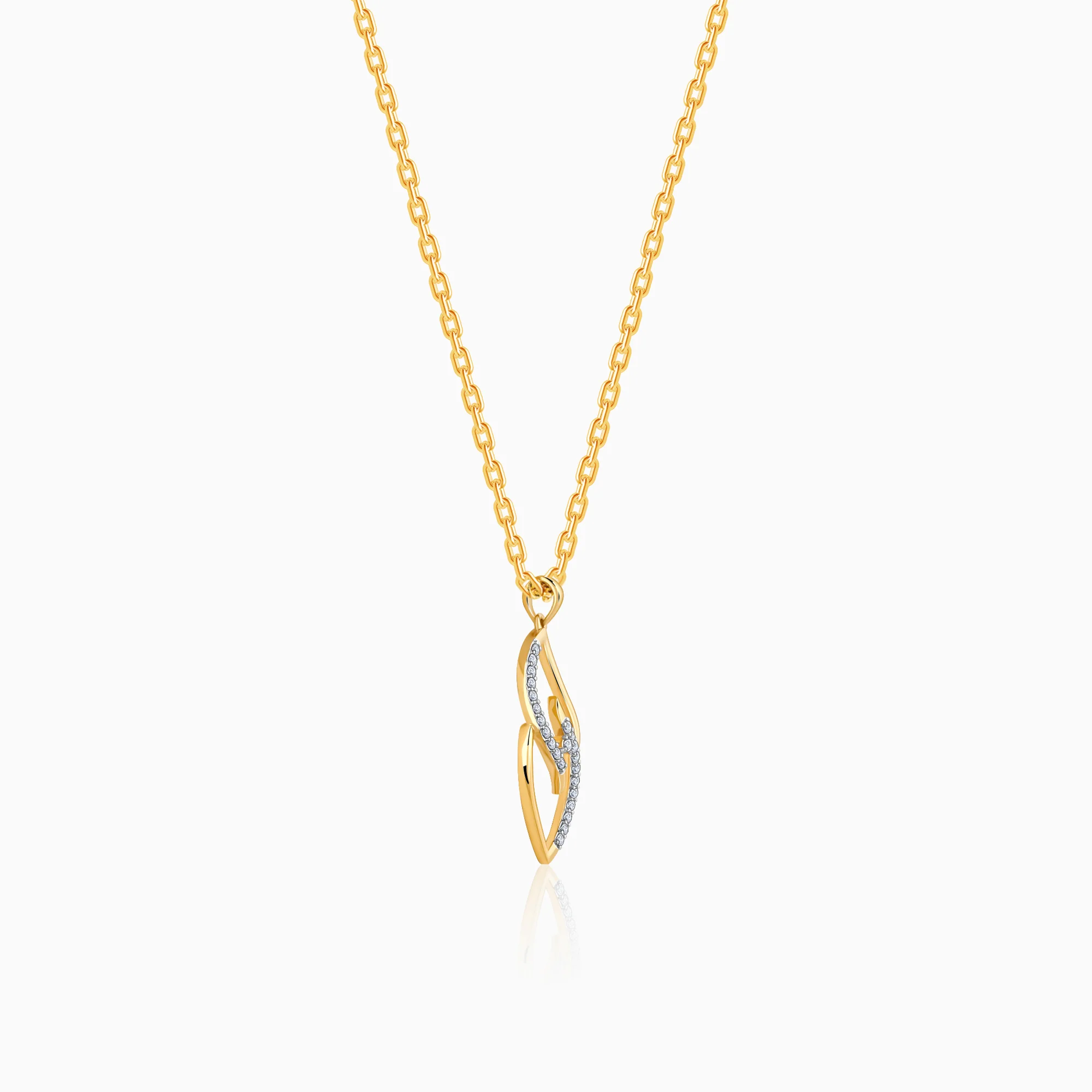 Gold Eternal Spark Diamond Pendant - Image 4