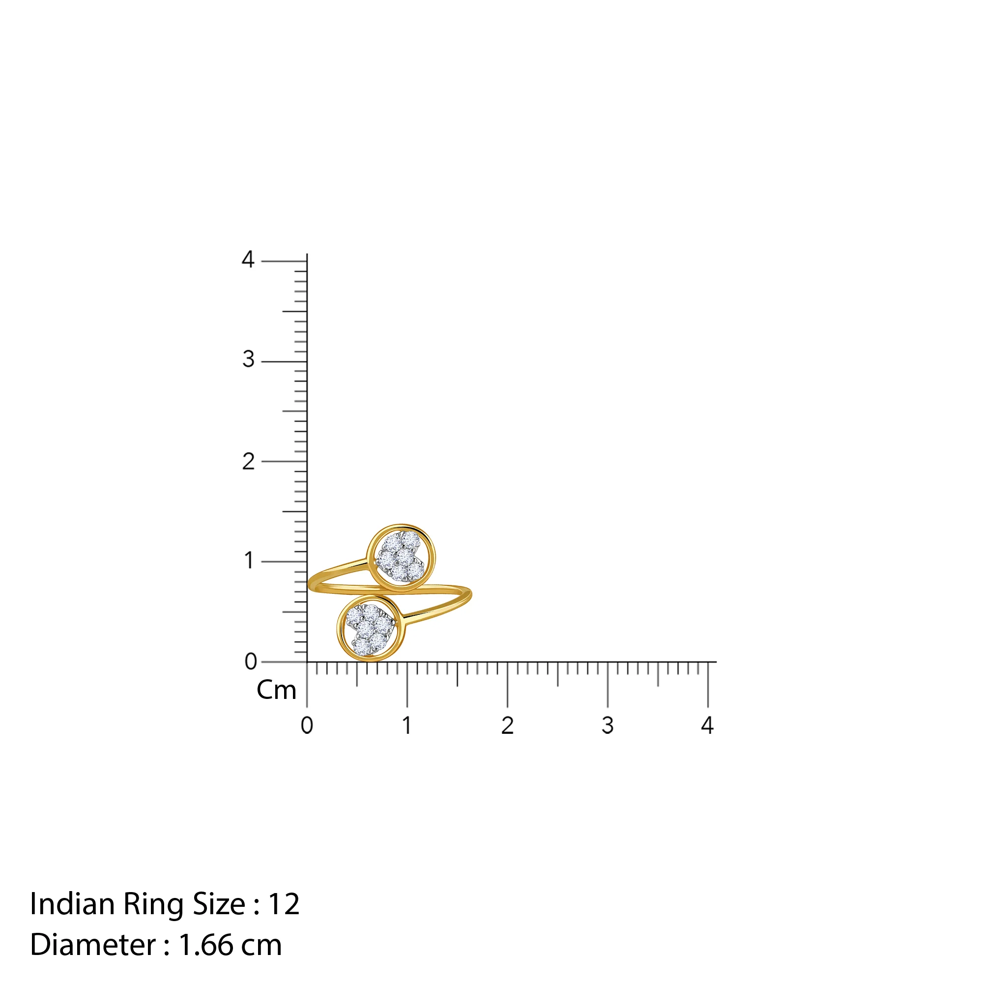 Gold Fantastic Love Lab Grown Diamond Ring (Size 12) - Image 6