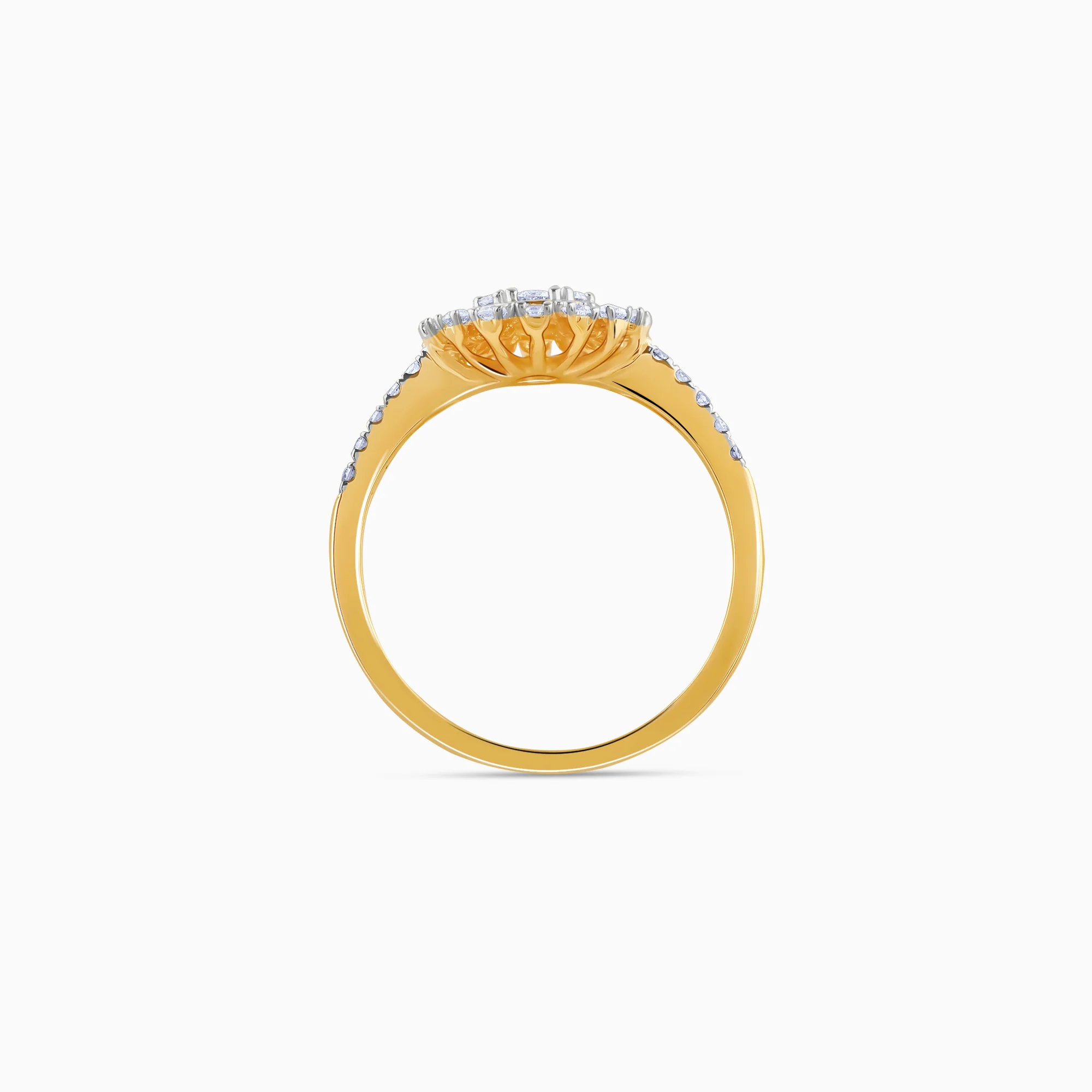 Gold Fiore Bloom Diamond Ring - Image 6