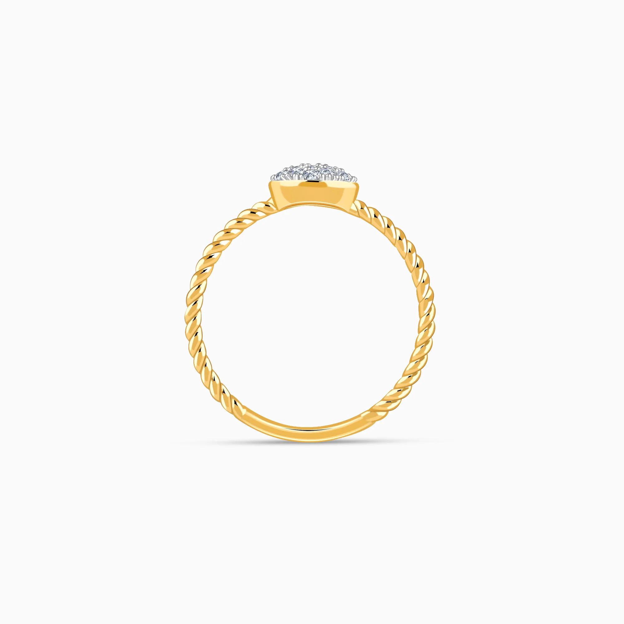 Gold Fresh Flora Lab Grown Diamond ring - Image 5