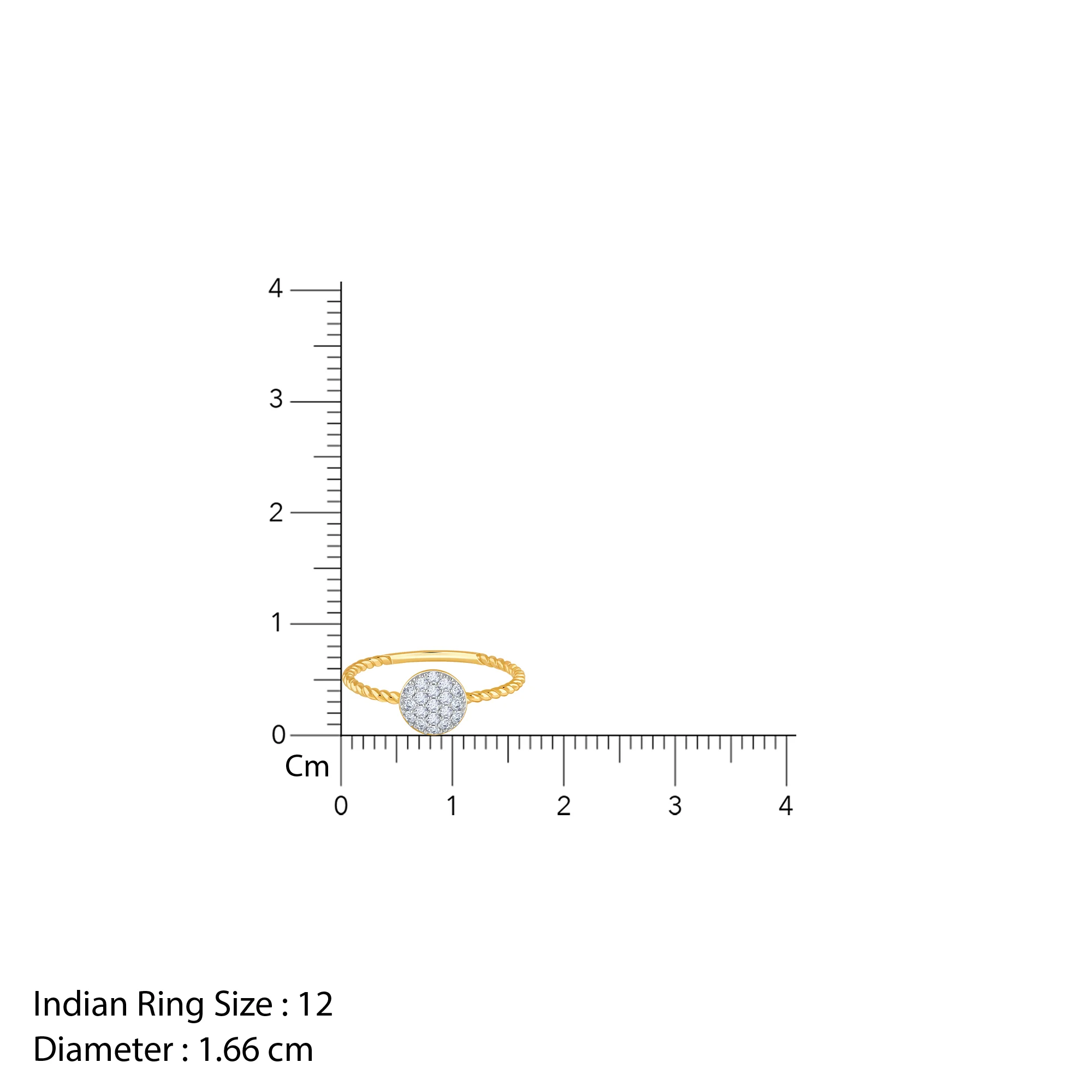 Gold Fresh Flora Lab Grown Diamond ring - Image 6