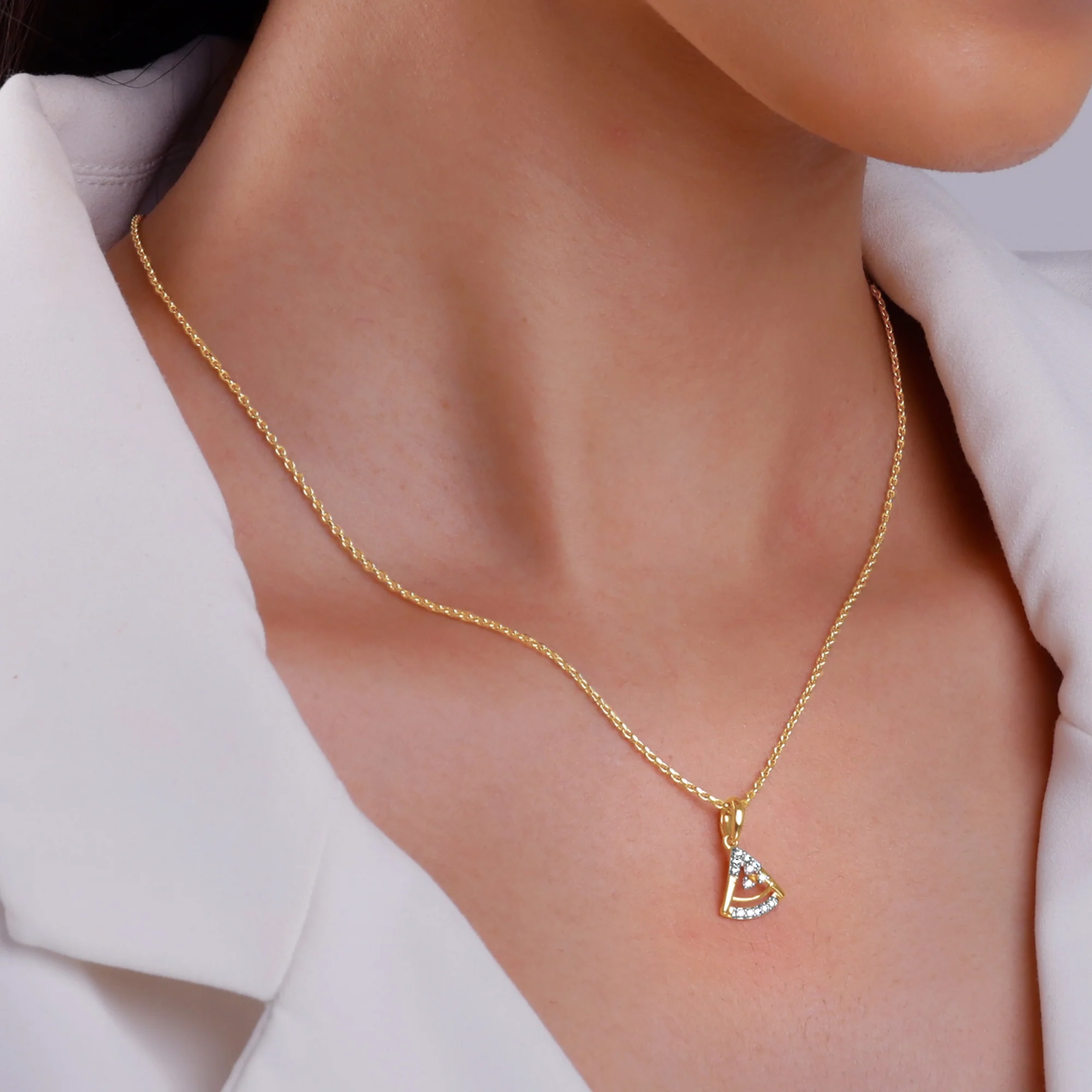 Gold Genesis Diamond Pendant - Image 3