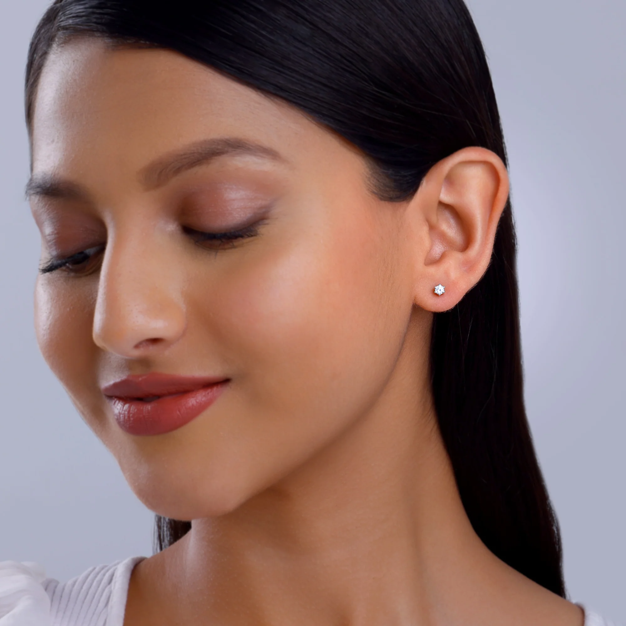Gold Glitterbomb Diamond Studs - Image 3