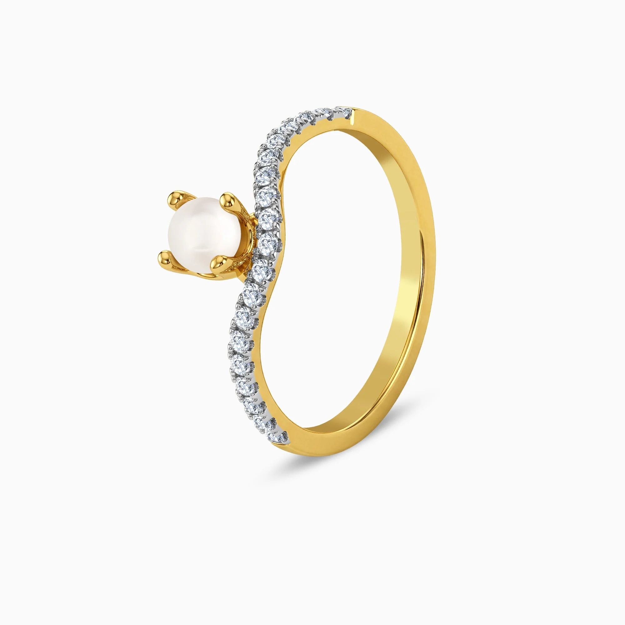 Gold Gracieux Shine Lab Grown Diamond Ring (Size 12) - Image 4
