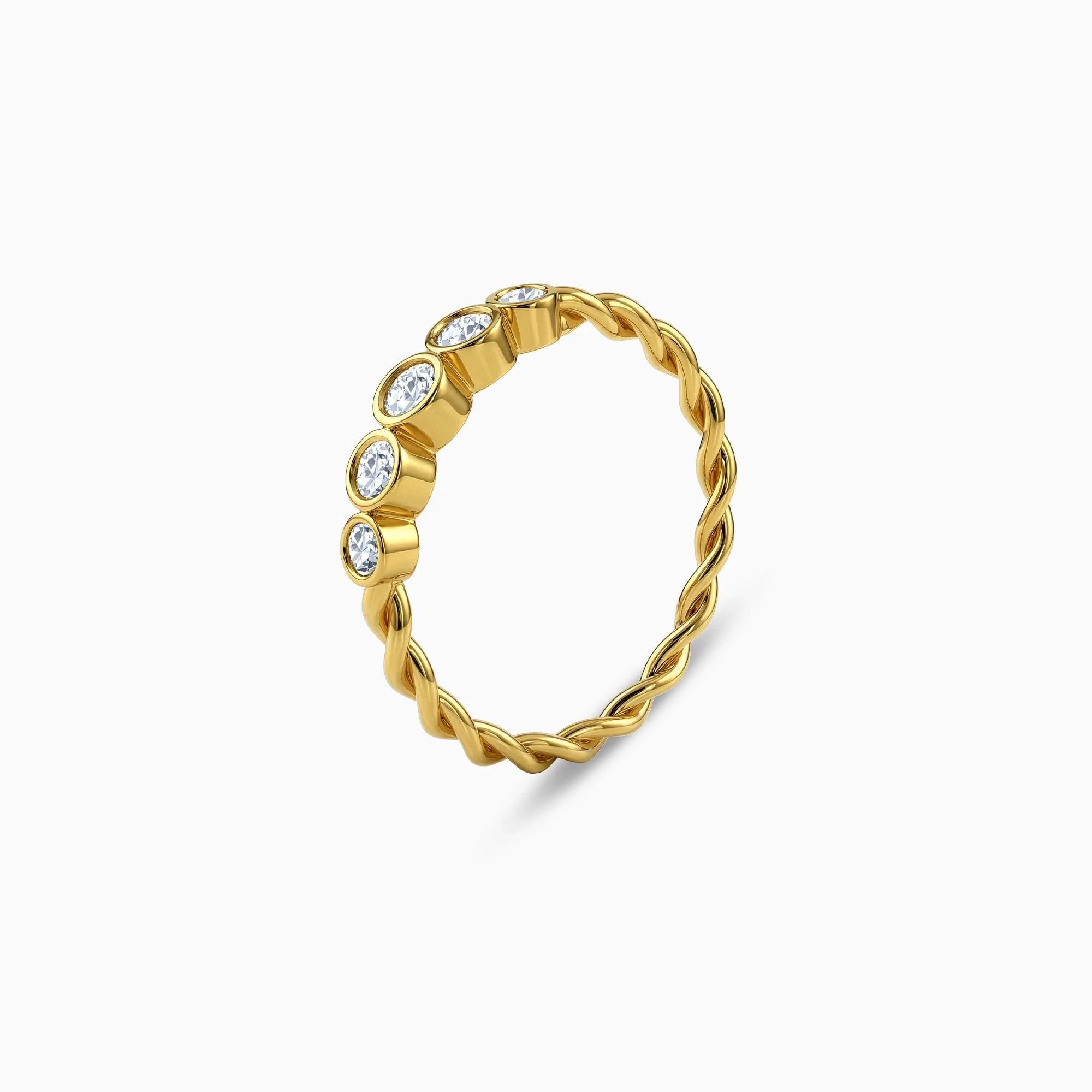 Gold Imber Lab Grown Diamond Ring (Size 12) - Image 4