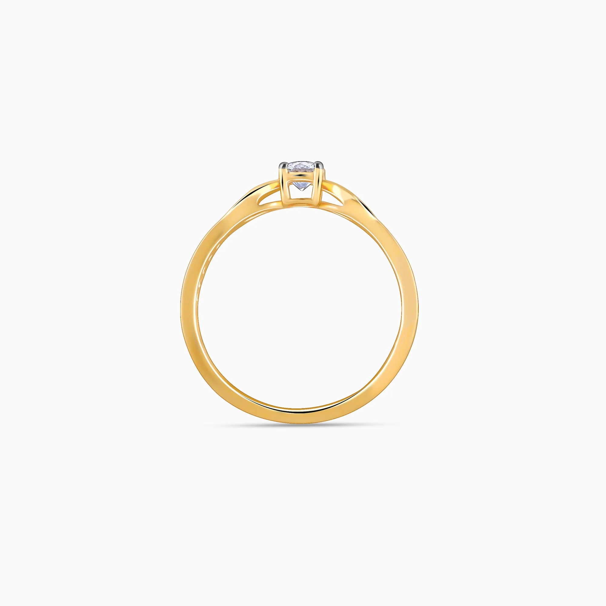 Gold Leafora Diamond Ring - Image 5