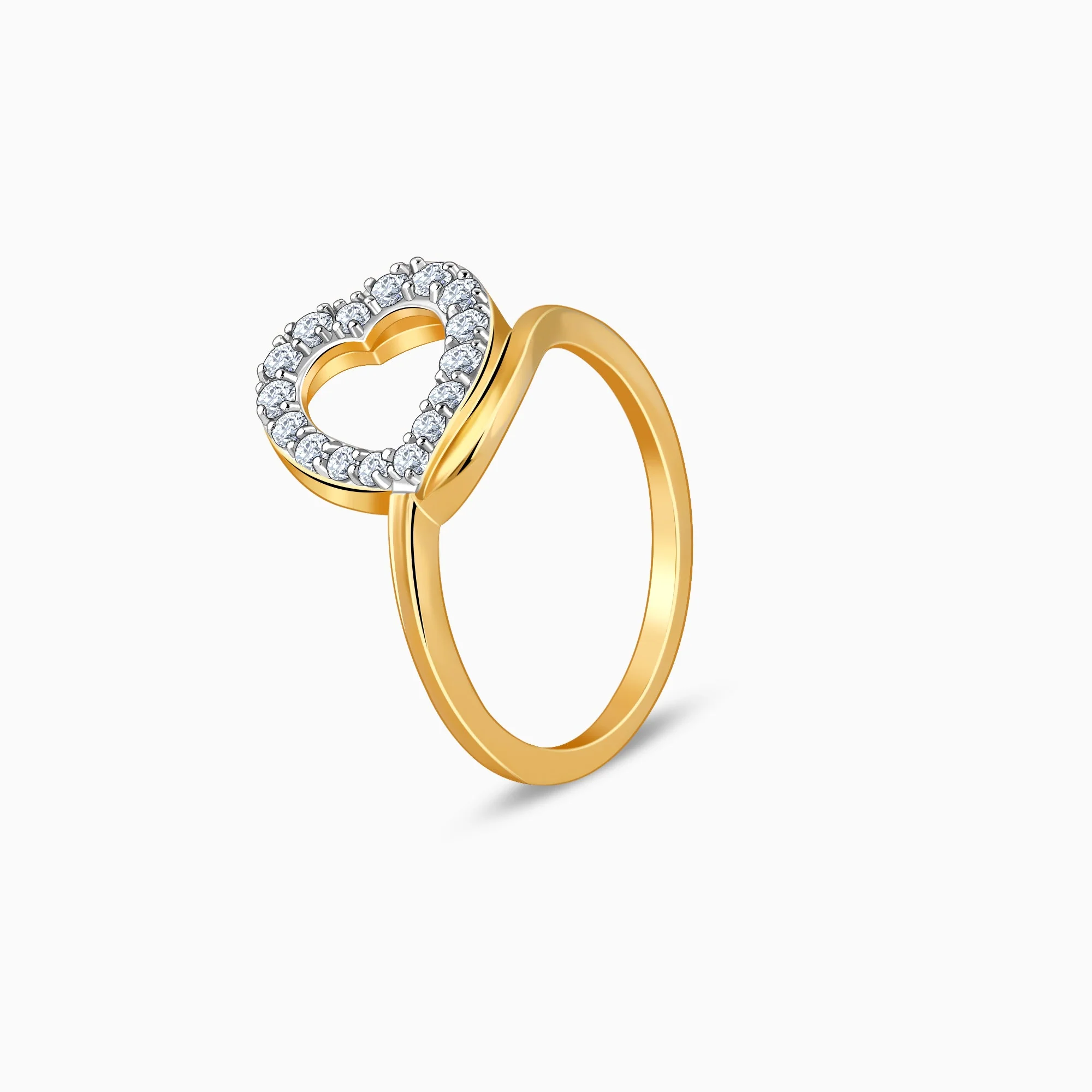 Gold Love Pop Diamond Ring - Image 4