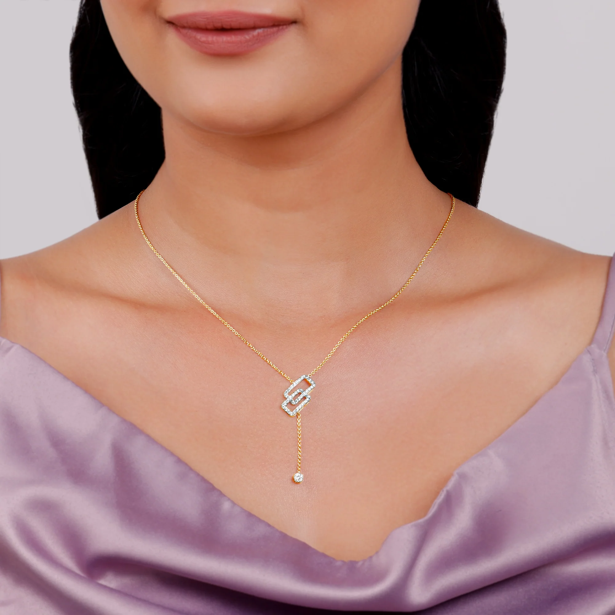 Gold Lovelink Lab Grown Diamond Necklace - Image 3