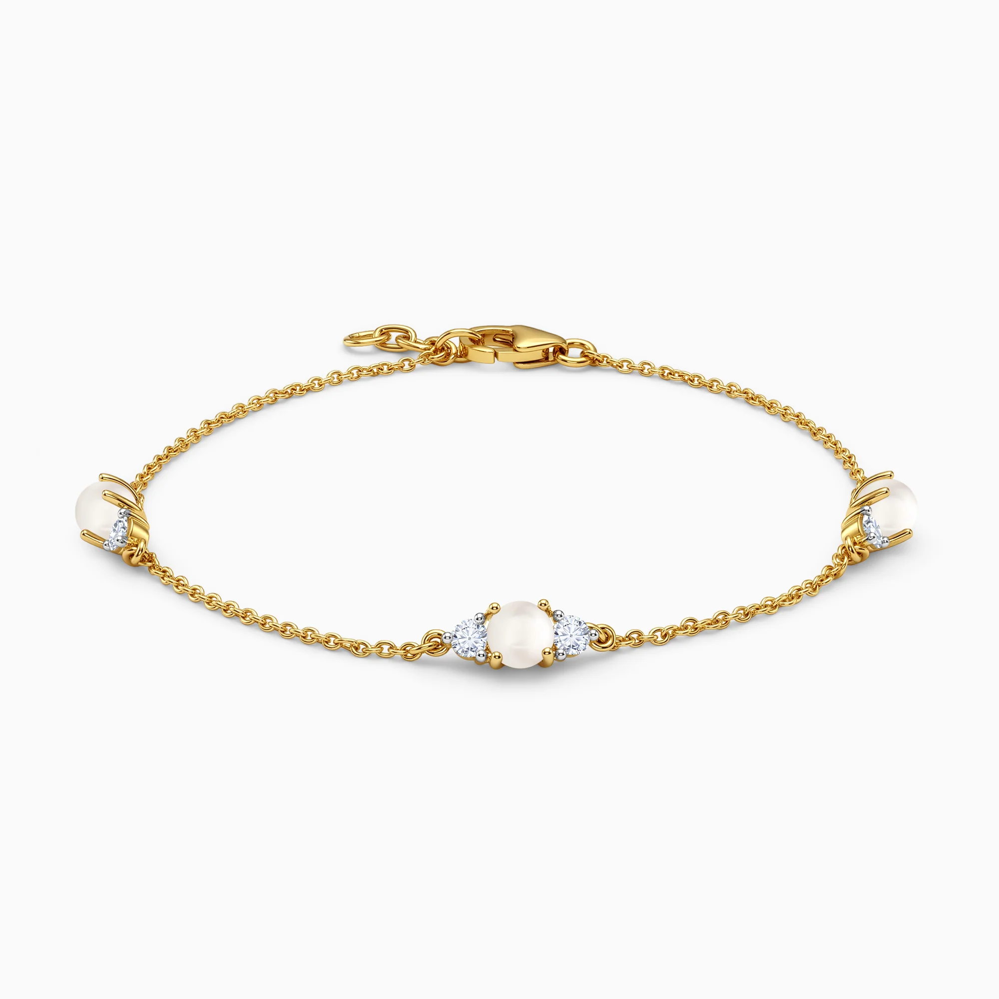 Gold Luce Lab Grown Diamond Bracelet - Image 4