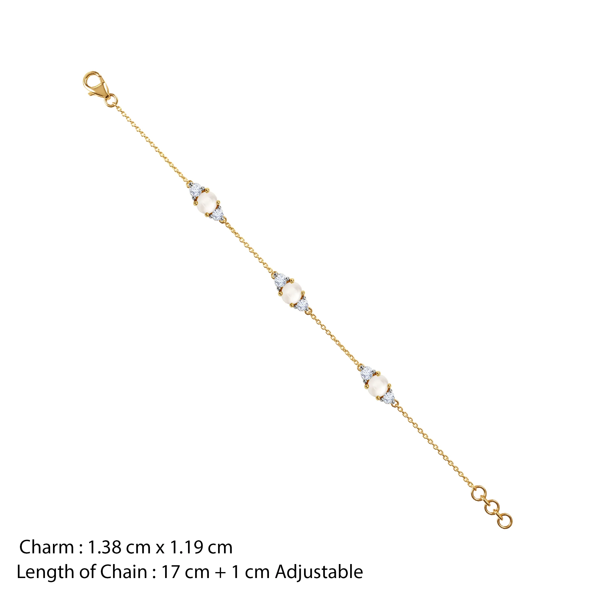 Gold Luce Lab Grown Diamond Bracelet - Image 5