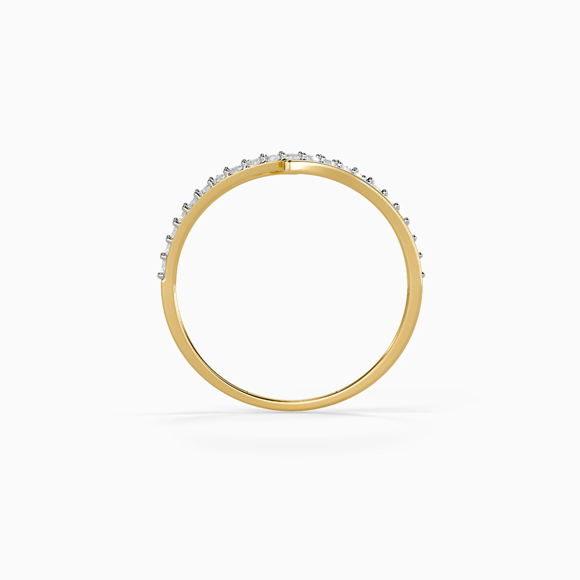 Gold Lumen Gaze Lab Grown Diamond Ring (Size 12) - Image 5