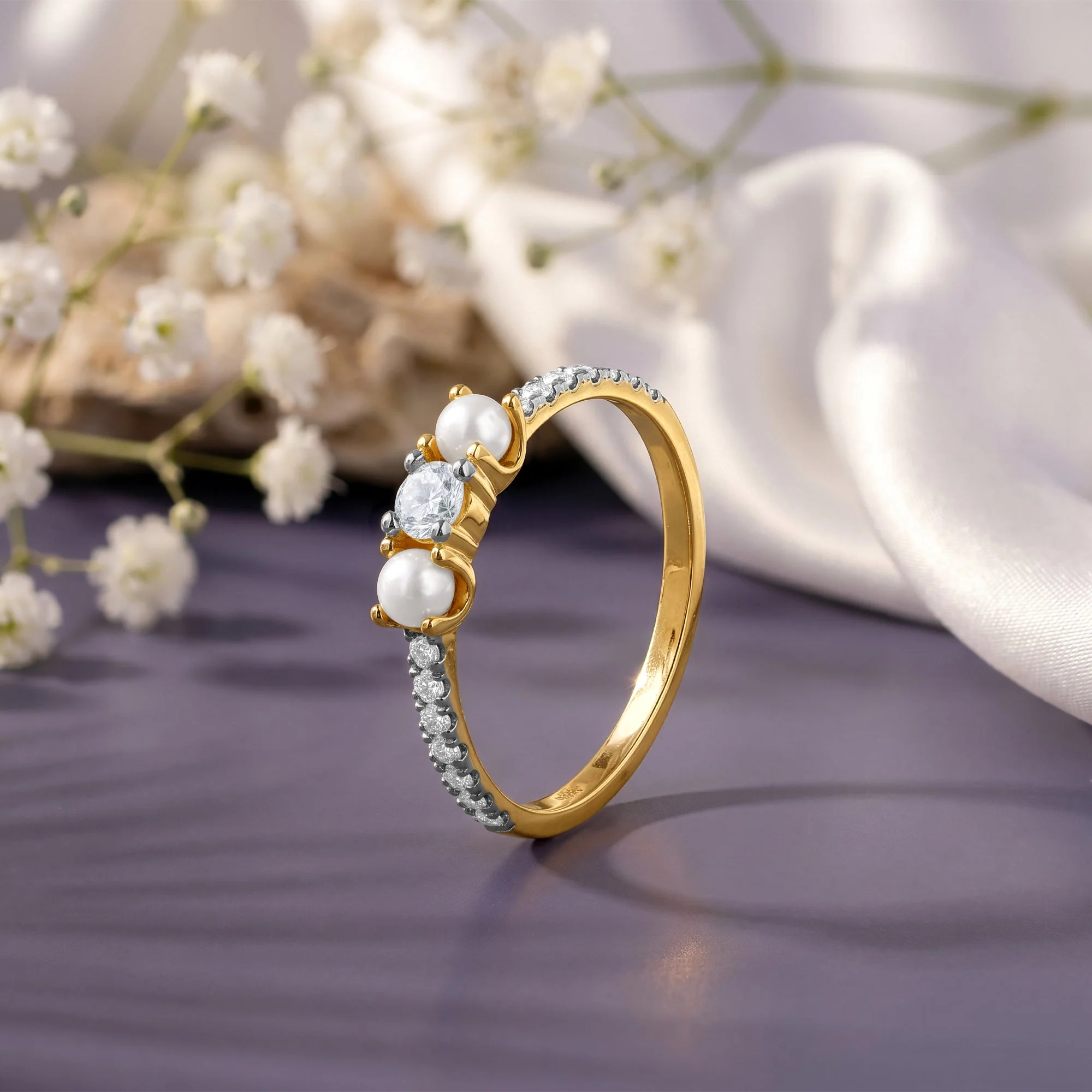 Gold Lumineuse Shine Lab Grown Diamond Ring (Size 12) - Image 2