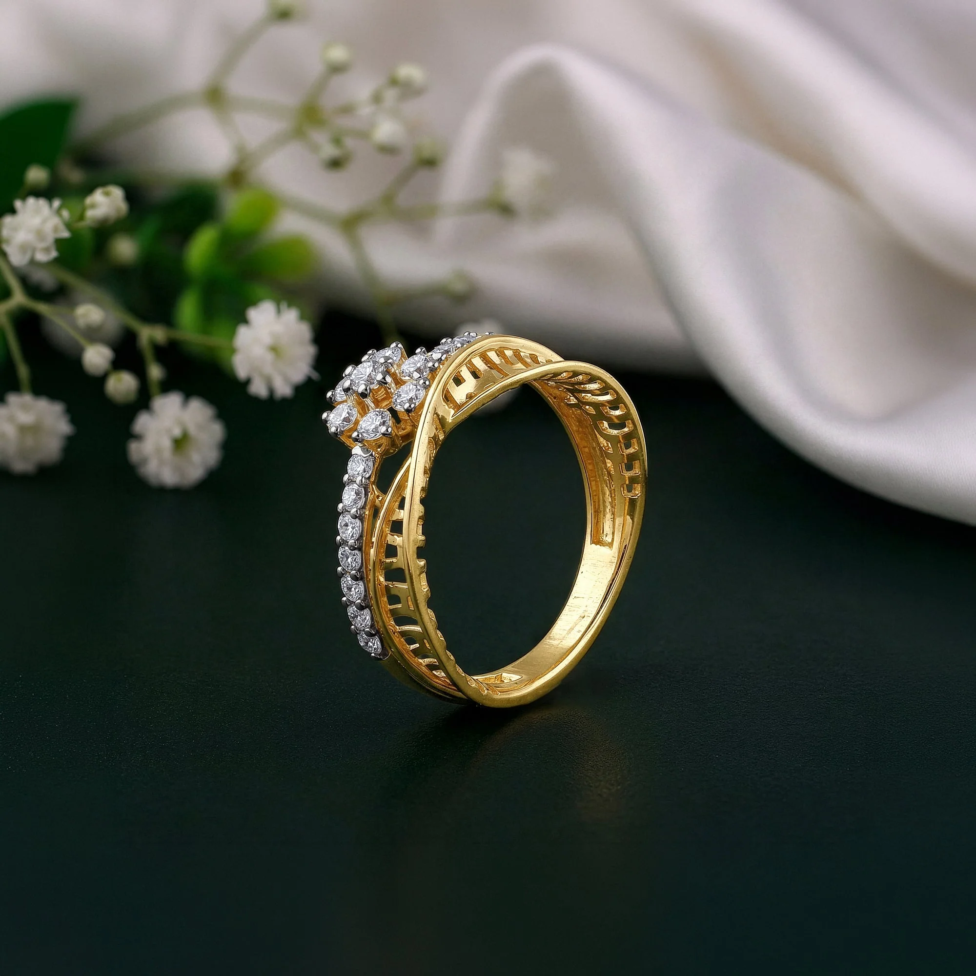Gold Lyla Lab Grown Diamond Ring (Size 12) - Image 2