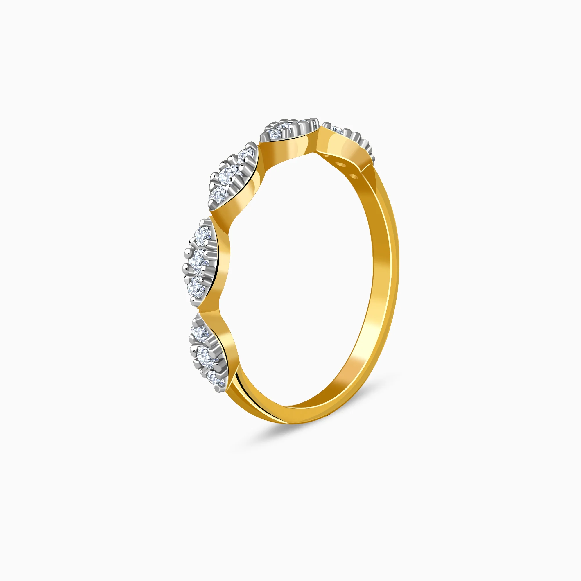 Gold Marea Lab Growm Diamond Ring - Image 4