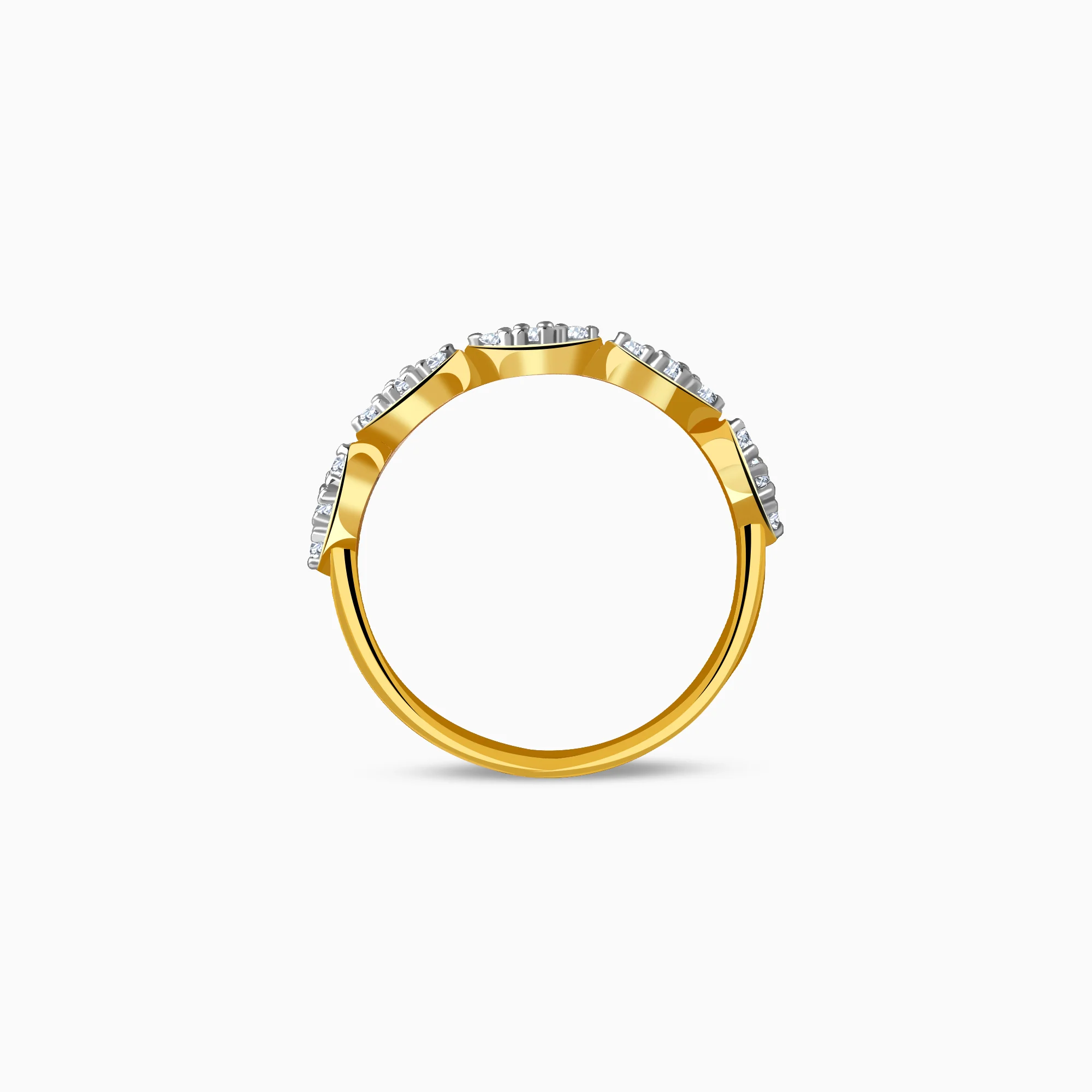 Gold Marea Lab Growm Diamond Ring - Image 5