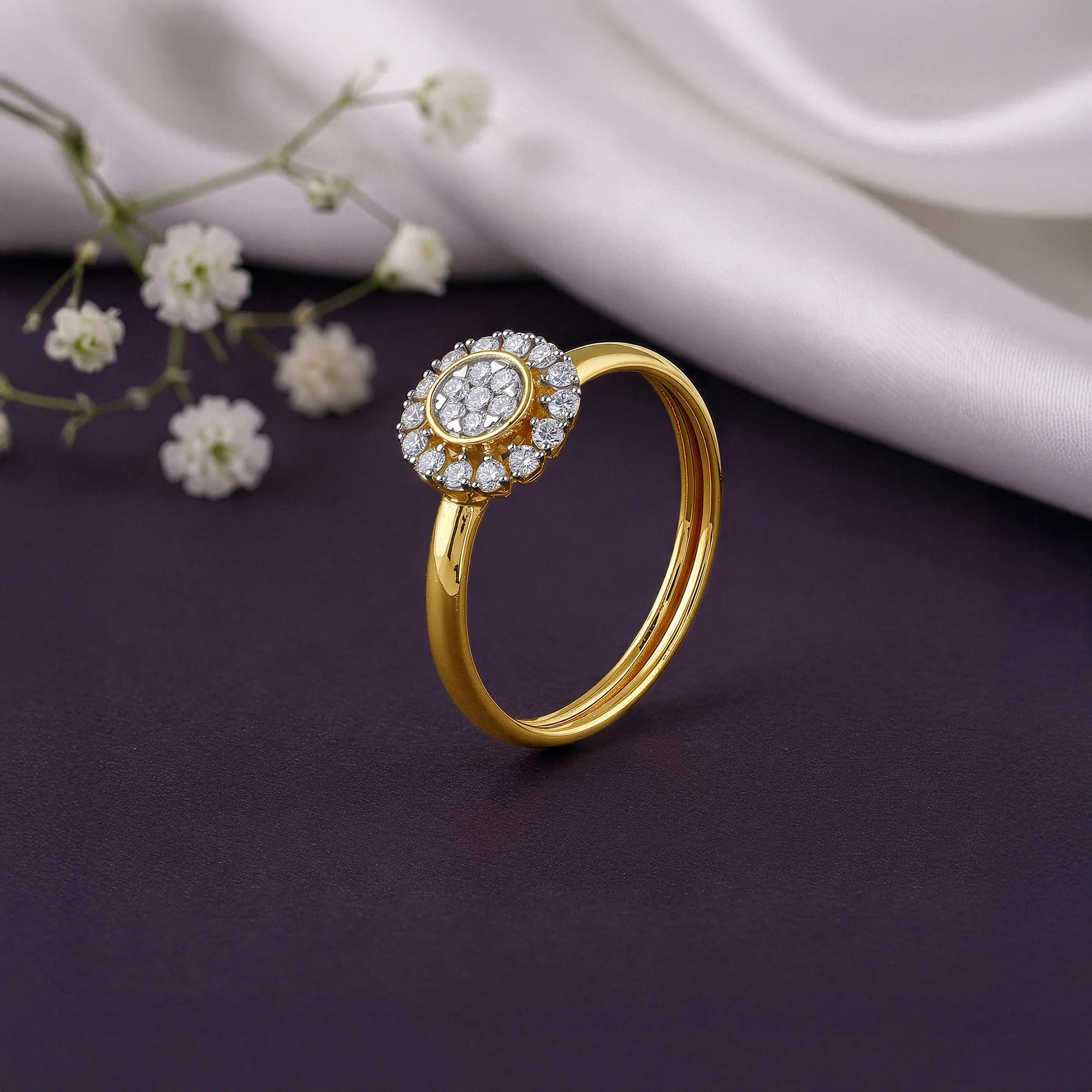 Gold Marigold Beauty Lab Grown Diamond Ring - Image 2