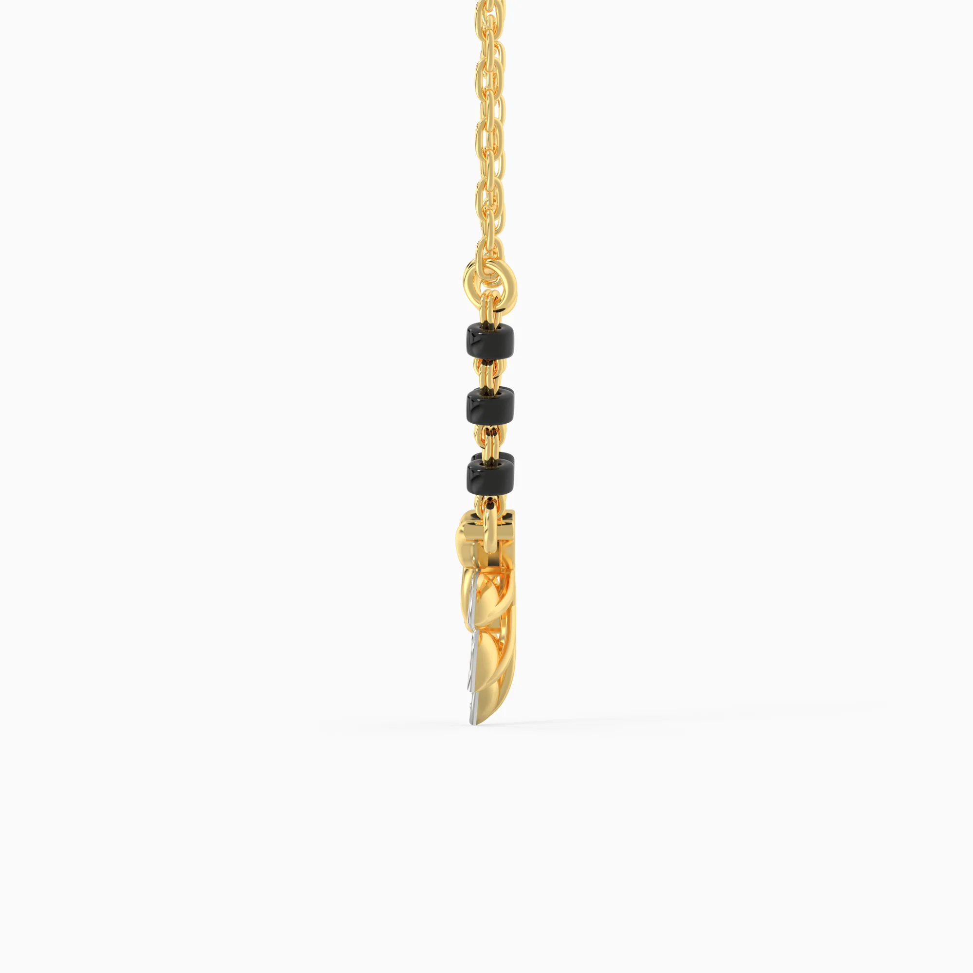 Gold Mellow Diamond Mangalsutra - Image 3
