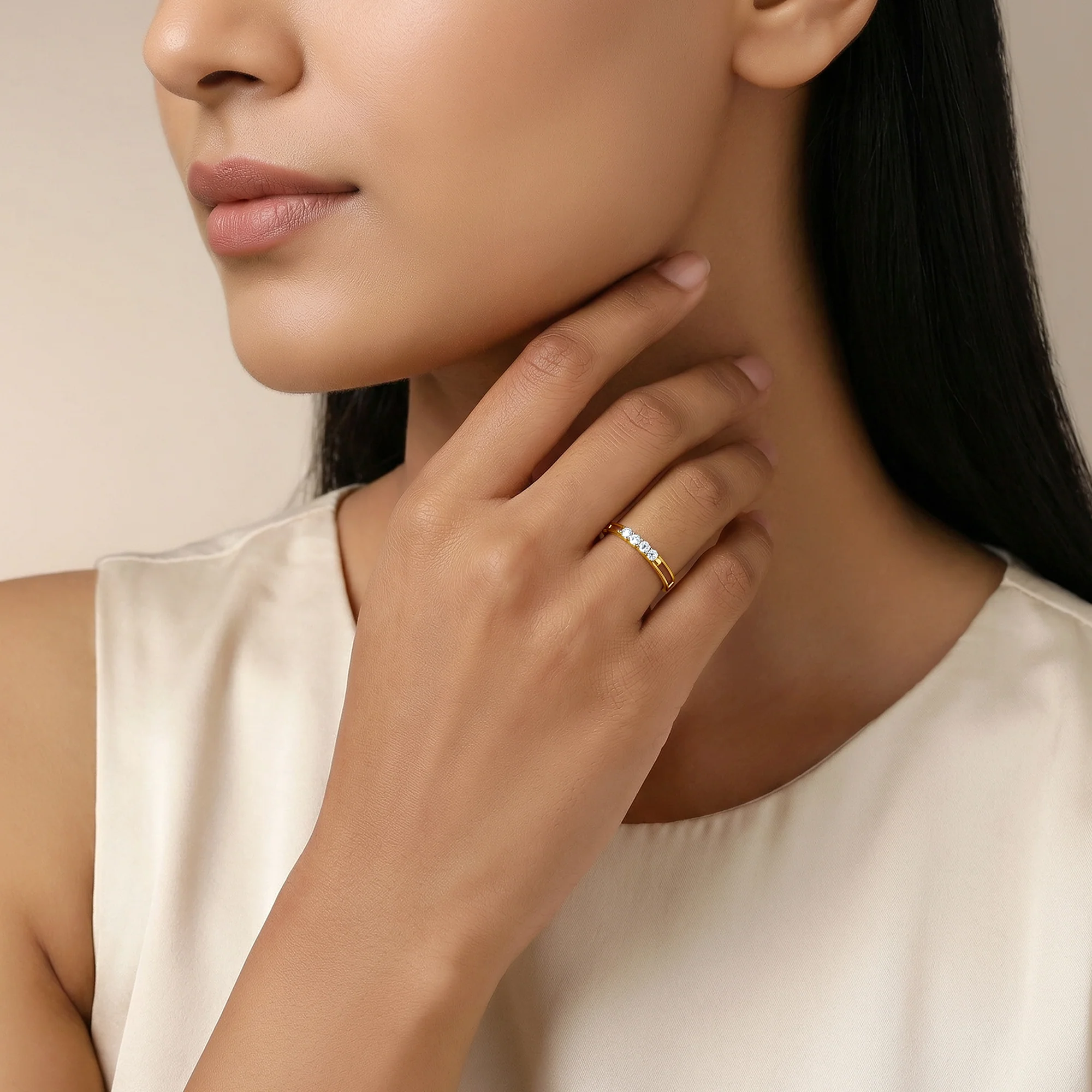 Gold Muse Mode Lab Grown Diamond Ring (Size 12) - Image 3