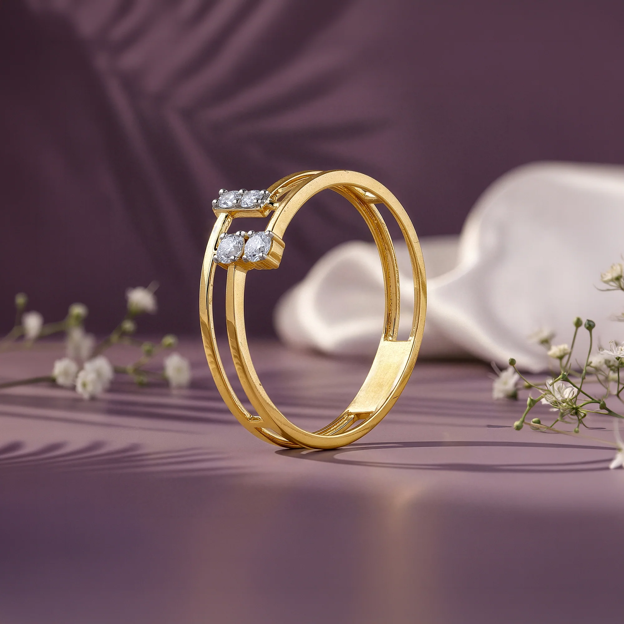 Gold Museworthy Lab Grown Diamond Ring (Size 12) - Image 2