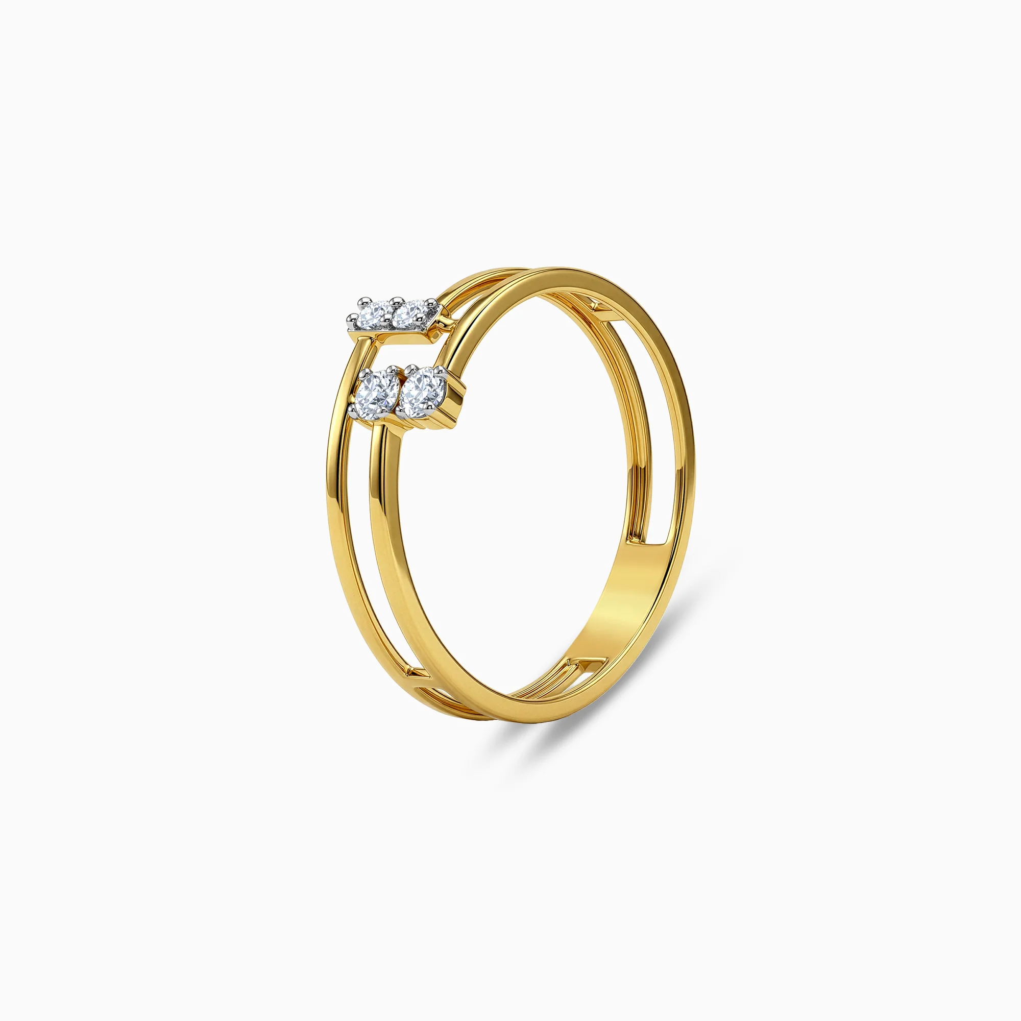 Gold Museworthy Lab Grown Diamond Ring (Size 12) - Image 4