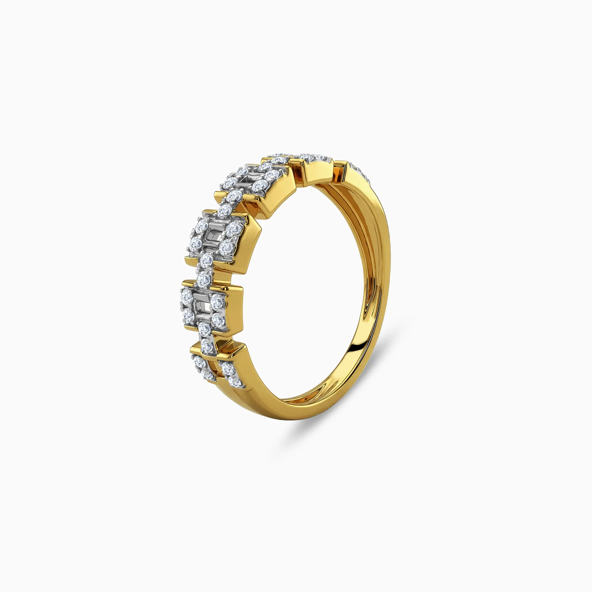 Gold Nexus Lab Grown Diamond Ring (Size 12) - Image 4
