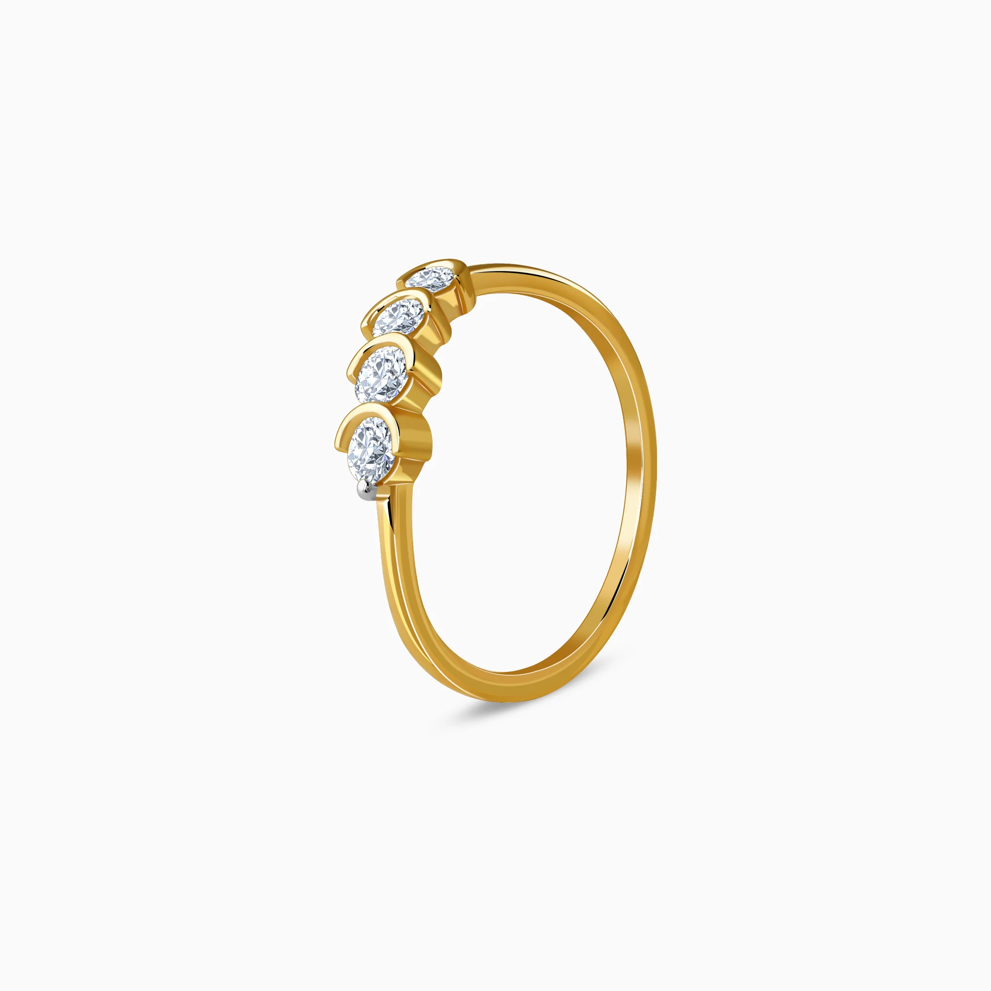 Gold Noira Lab Grown Diamond Ring - Image 4