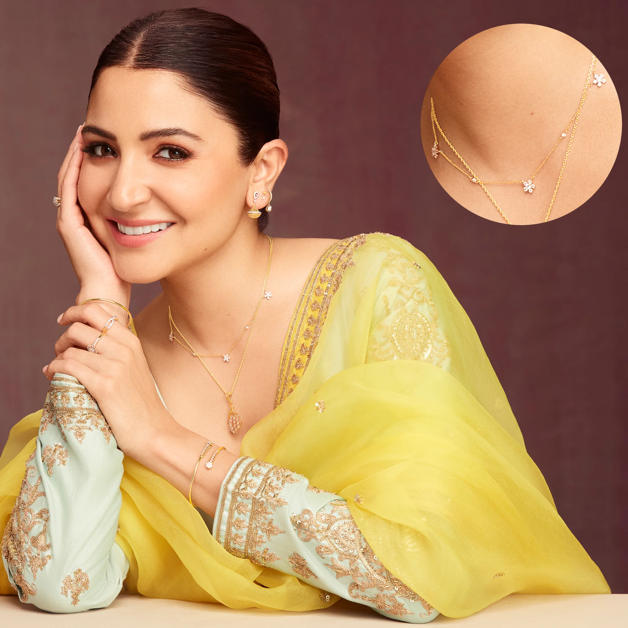 Gold Novae Diamond Necklace - Image 3