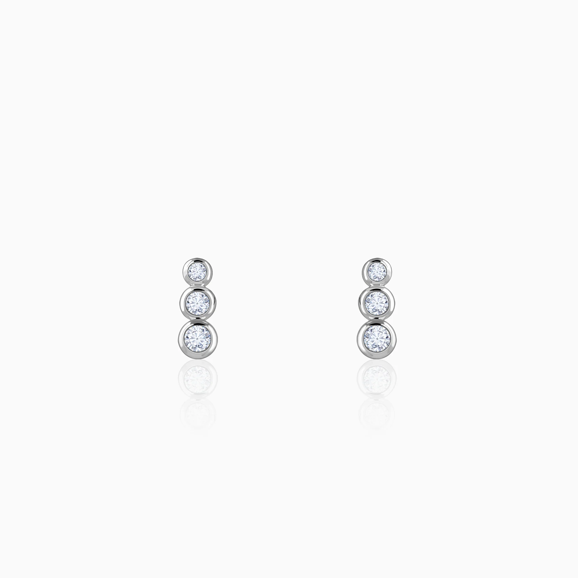 Gold Orvya Lab Grown Diamond Earrings