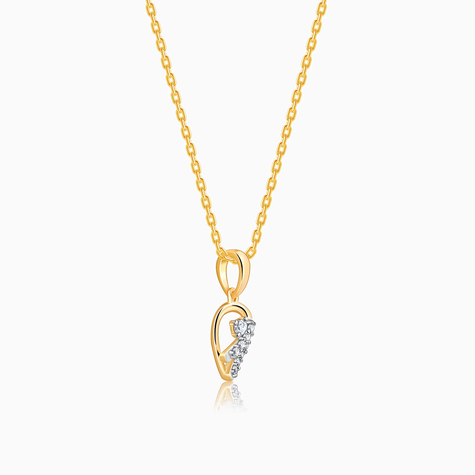 Gold Pearsome Diamond Pendant - Image 4