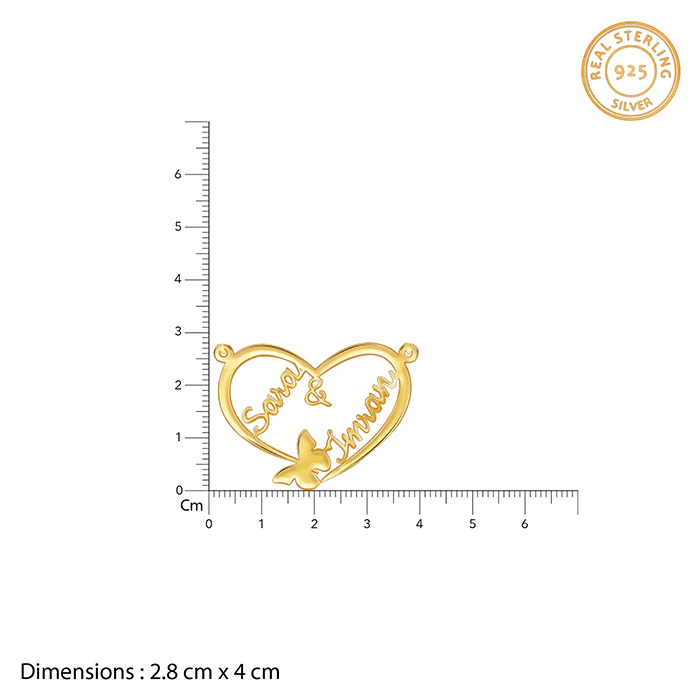 Gold Personalised Forever Yours Pendant - Image 5