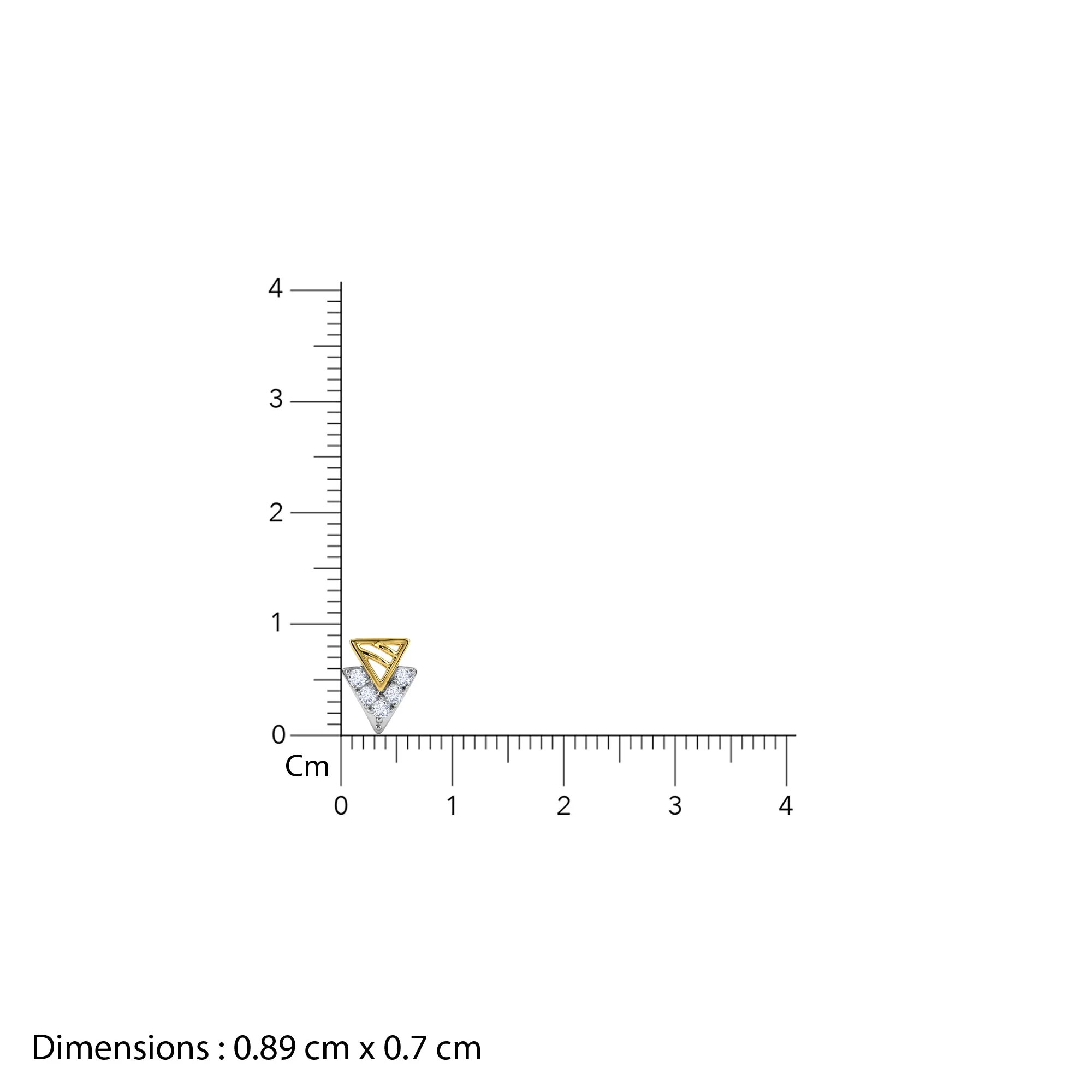 Gold Pissenlit Lab Grown Diamond Earrings - Image 5