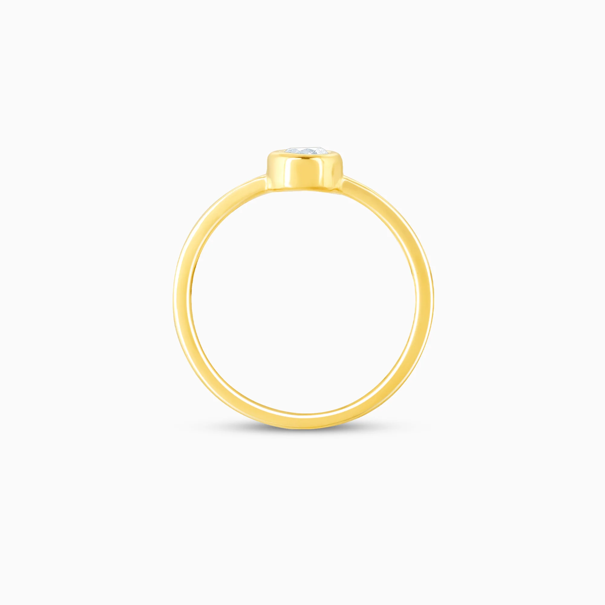 Gold Cherished Love Solitaire Diamond Ring - Image 4