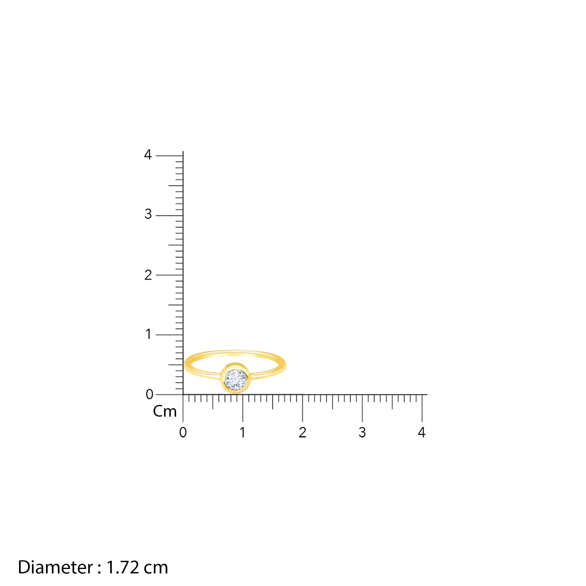 Gold Cherished Love Solitaire Diamond Ring - Image 6