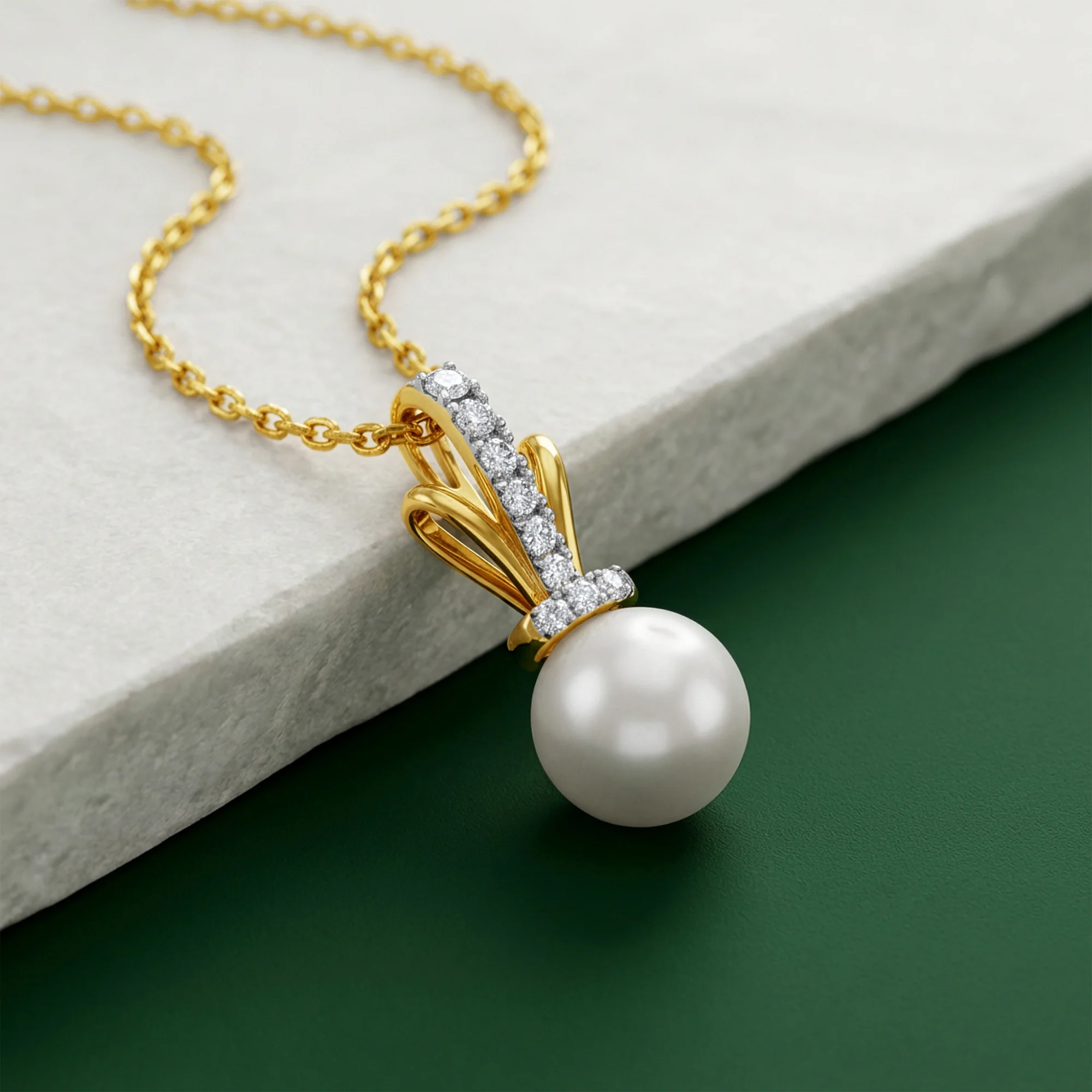 Gold Preziosa Lab Grown Diamond Pendant - Image 2