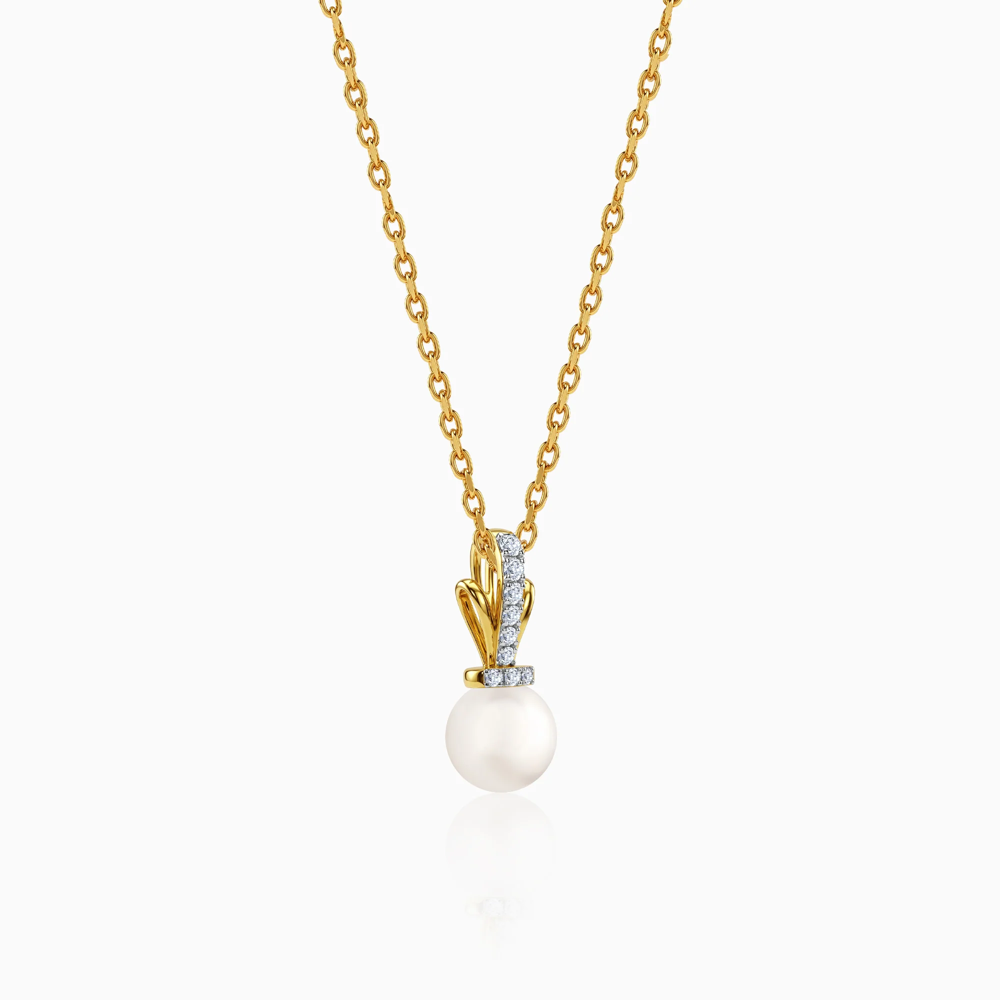 Gold Preziosa Lab Grown Diamond Pendant - Image 4